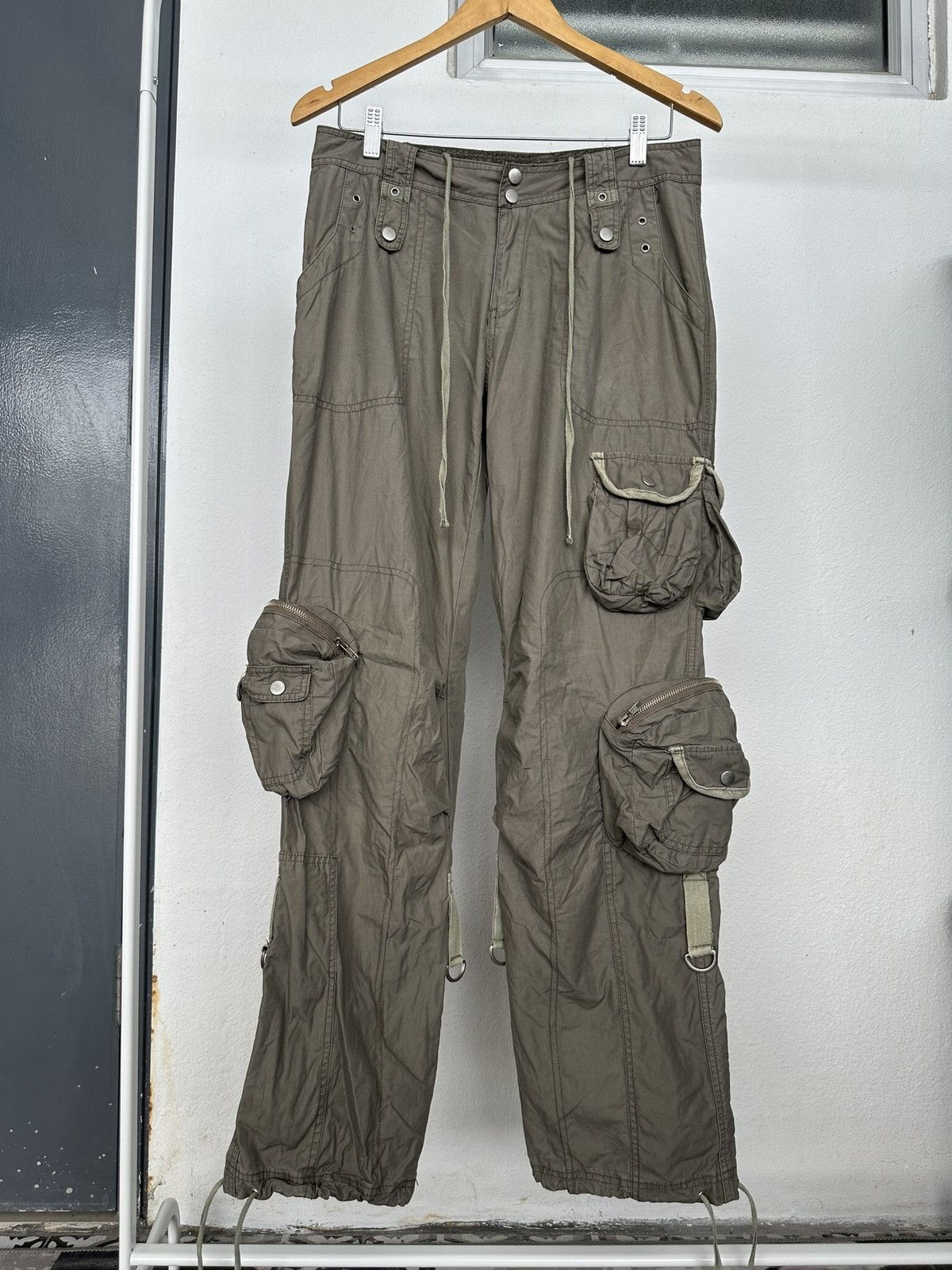 GOA 00's Unbrand cargo 3d bondage pant like GOA Size US 30 / EU 46 - 9 Thumbnail