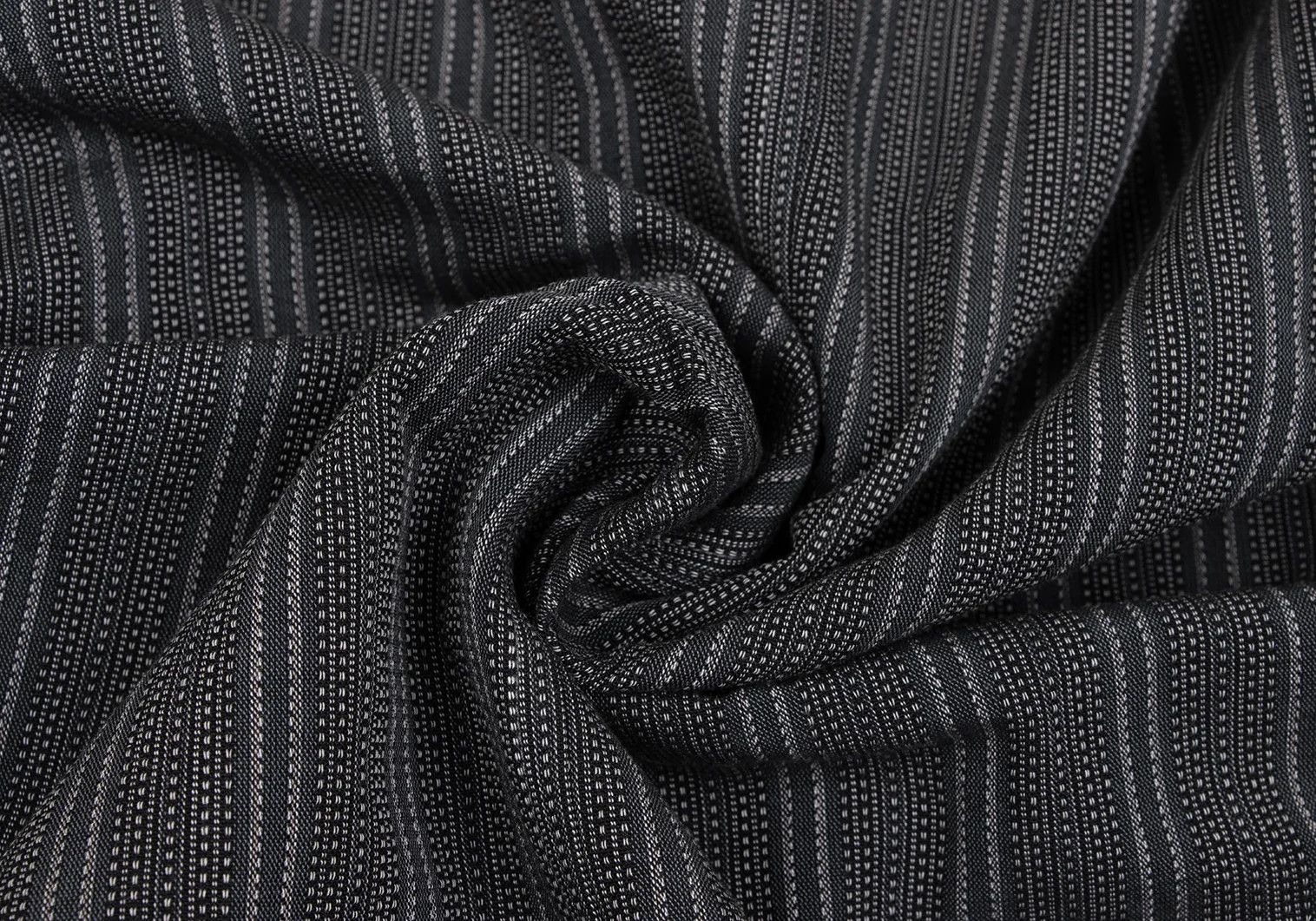 Jean Paul Gaultier Gray Stripe Patch Pocket Long Sleeve Open Collar Shirt M Size US M / EU 48-50 / 2 - 12 Thumbnail