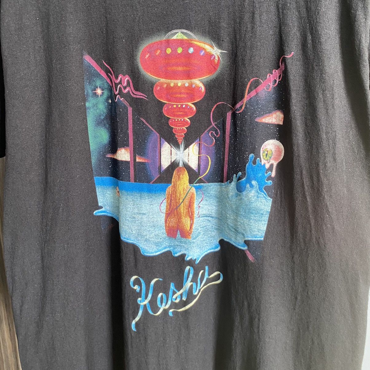 Band Tees Kesha Rainbow Album American Singer ERD GRUNGE GRAIL TEE Size US L / EU 52-54 / 3 - 3 Thumbnail