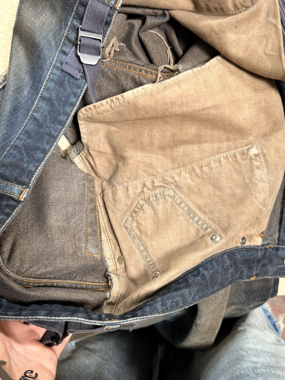 Balenciaga Balenciaga Skater Pant Dirty Dark Blue Denim Prototype Size US 30 / EU 46 - 10 Thumbnail