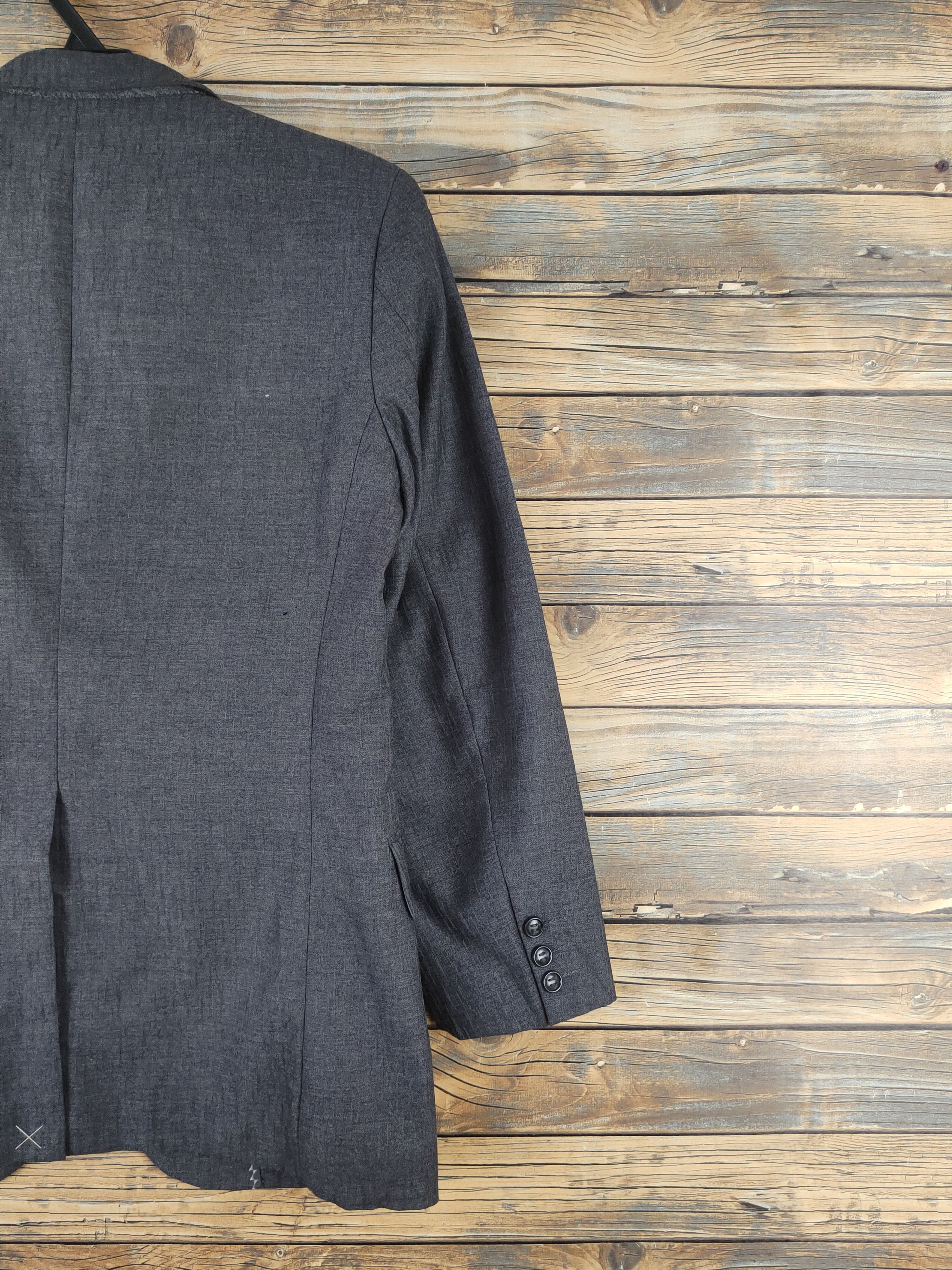 Vintage Luxury Vintage 🔥Miyukilan Dark Gray Blazers Size US M / EU 48-50 / 2 - 13 Thumbnail