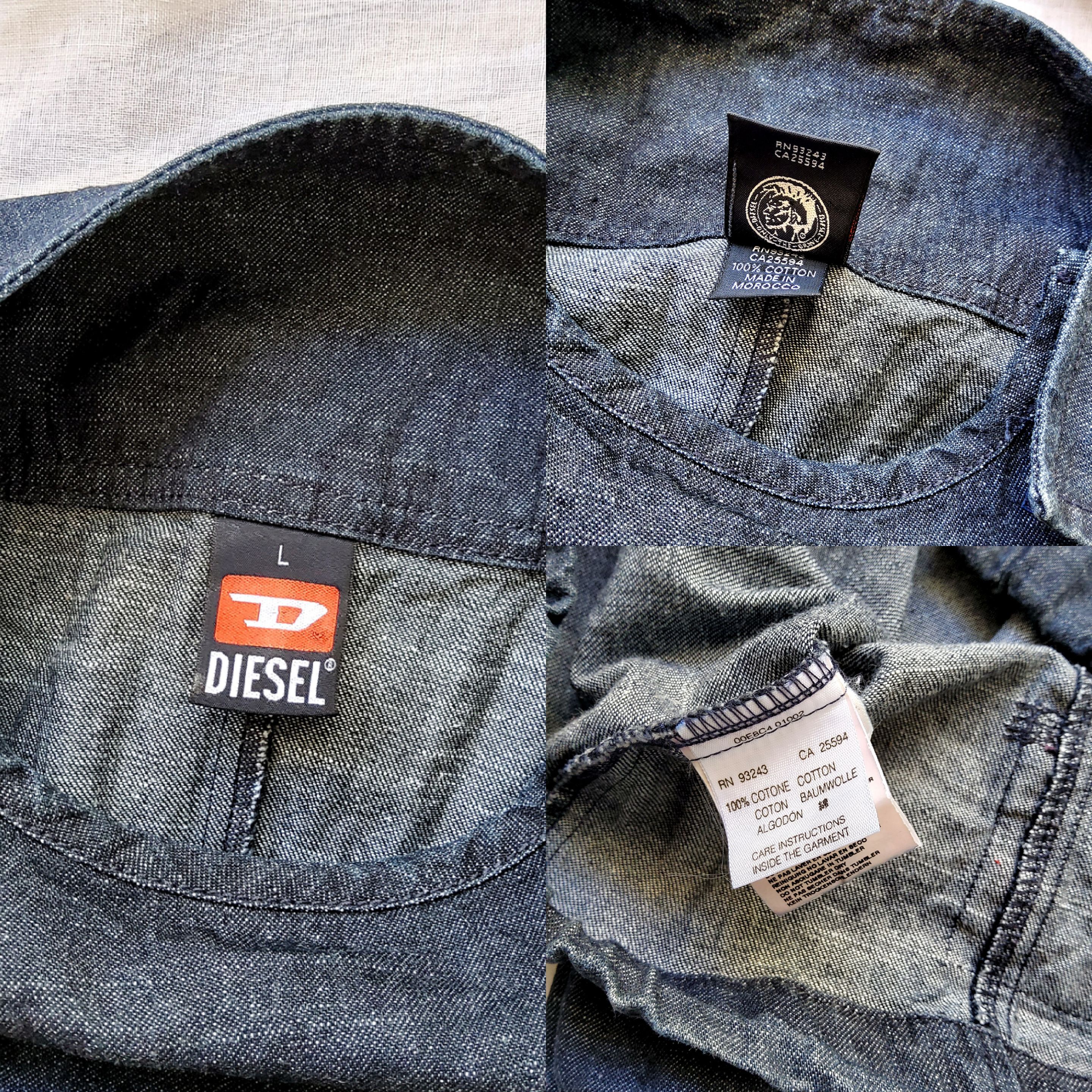 Diesel Diesel rare vintage 90s y2k cargo tech denim vest top Size L / US 10 / IT 46 - 7 Thumbnail