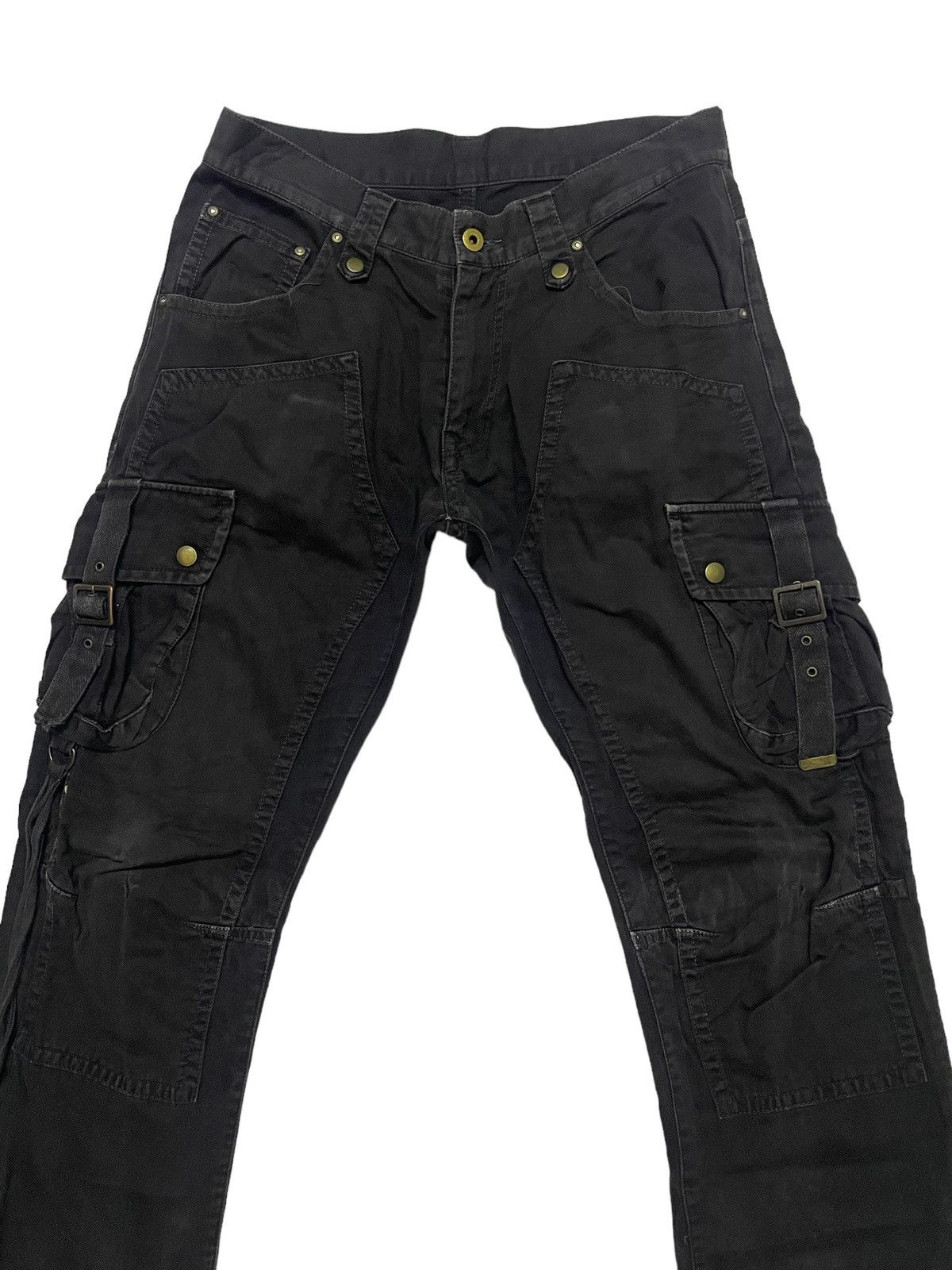 Issey Miyake × Tete Homme Tete Homme Double Knee Tactical Kargo Pants Size US 30 / EU 46 - 2 Thumbnail
