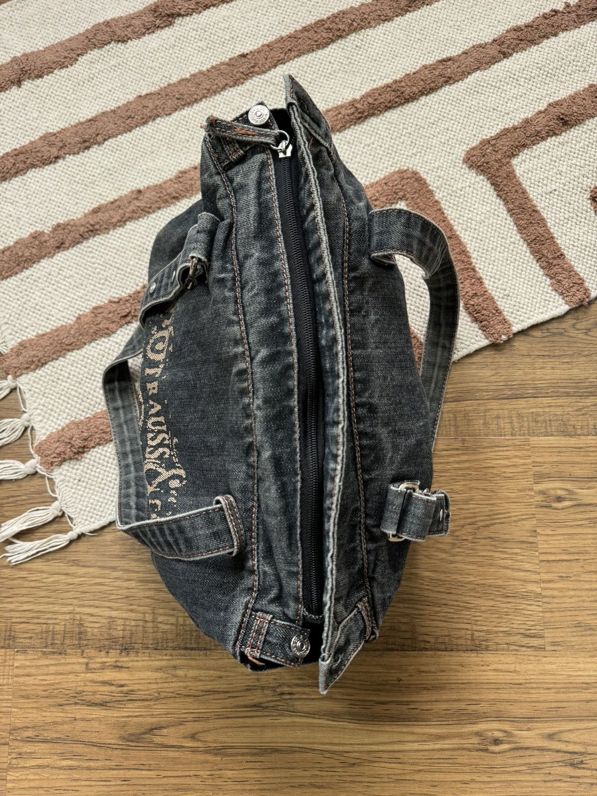 Levi's VINTAGE LEVI’S WASHED GREY DENIM BAG Size ONE SIZE - 3 Thumbnail