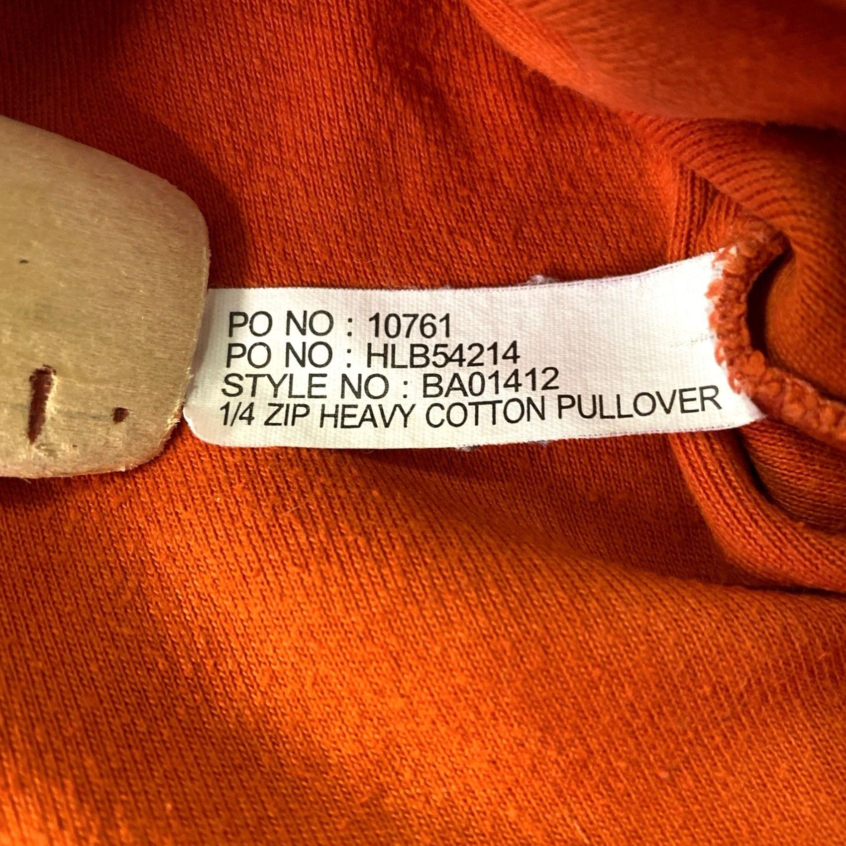 Harley Davidson VINTAGE Harley-Davidson 1/4-Zip Orange Sweatshirt Size L Regular Mens Pullover Knit Sweatshirt with Embroidered Logo Orange Size US L / EU 52-54 / 3 - 5 Thumbnail
