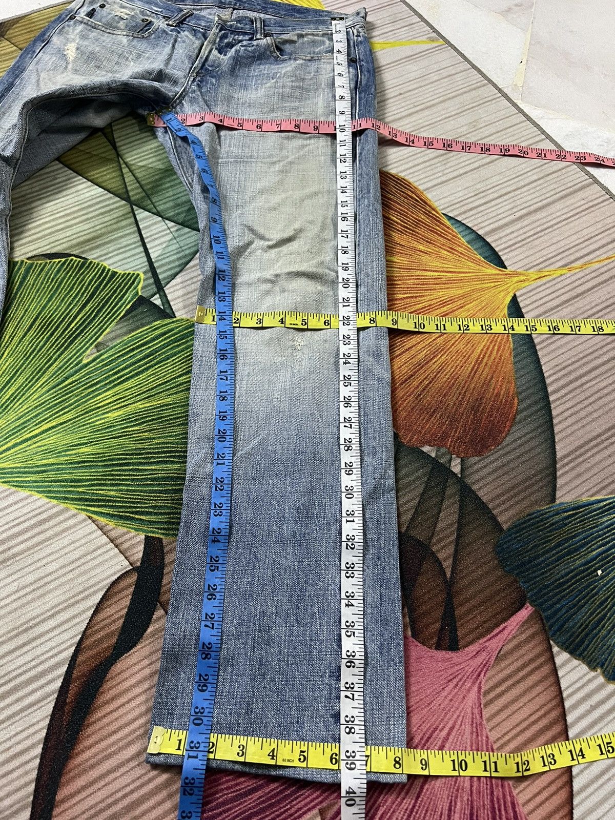 Eternal × If Six Was Nine Vintage Eternal Mud Wash Distressed Jeans Nice Faded Size US 32 / EU 48 - 15 Thumbnail