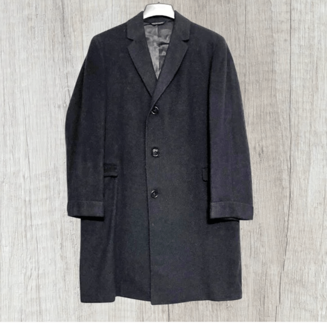 Other Vtg Continental Cashmere Mens 100% Cashmere Overcoat Black Size US XL / EU 56 / 4 - 1 Thumbnail