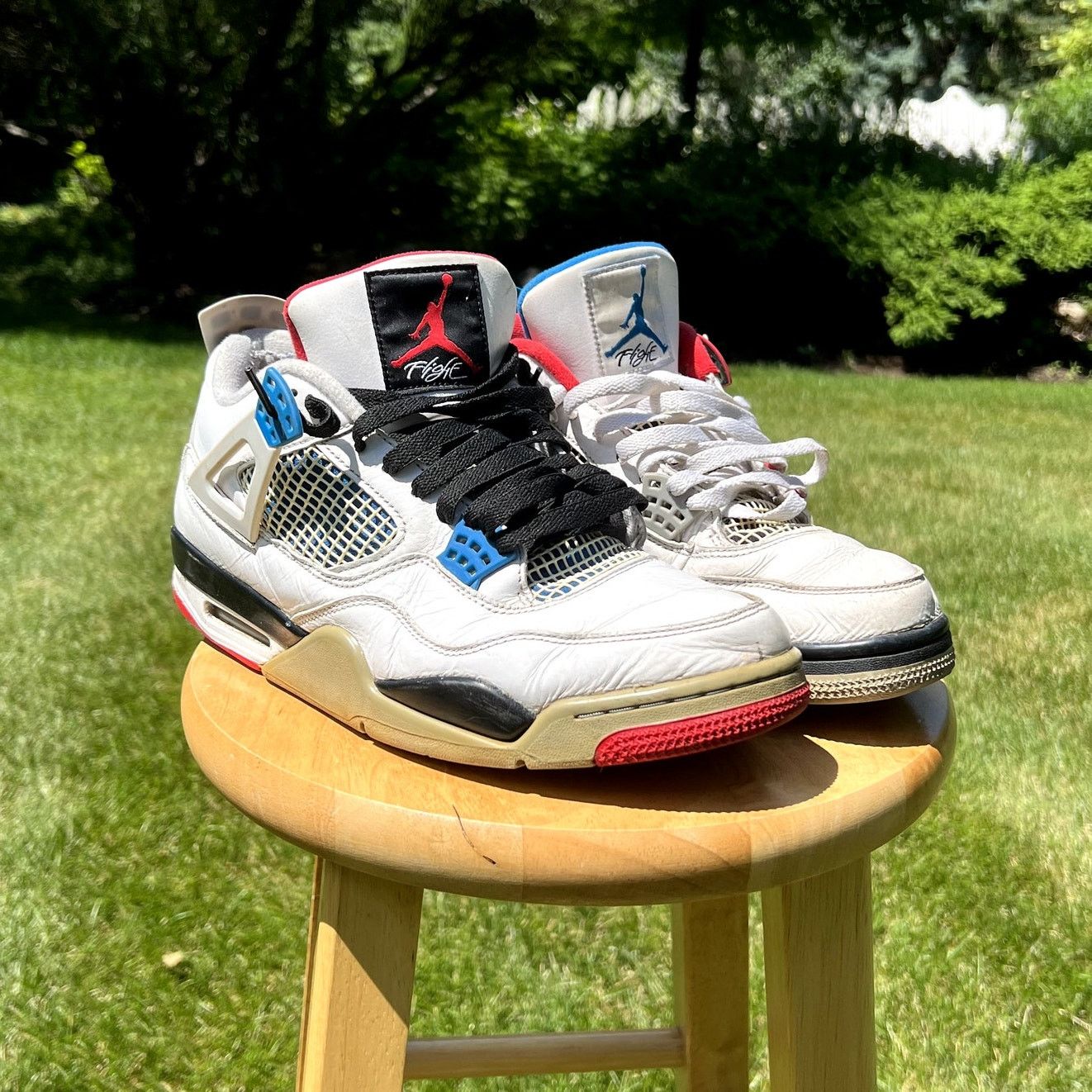 Jordan Brand × Nike Nike Air Jordan 4 Retro SE What The 4 Men's Shoes Size 11.5 Size US 11.5 / EU 44-45 - 1 Thumbnail