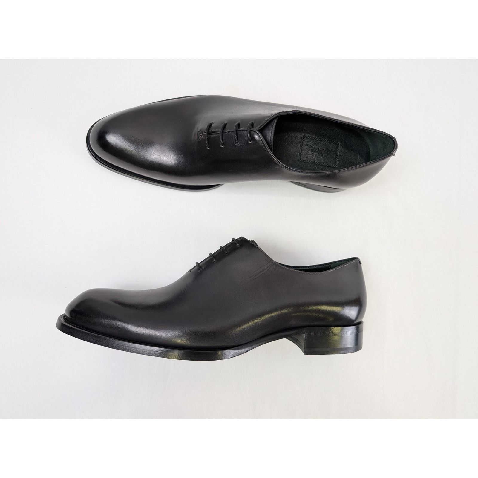 Brioni o1rshd1 Leather shoe Boots in Black Size US 11.5 / EU 44-45 - 25 Thumbnail