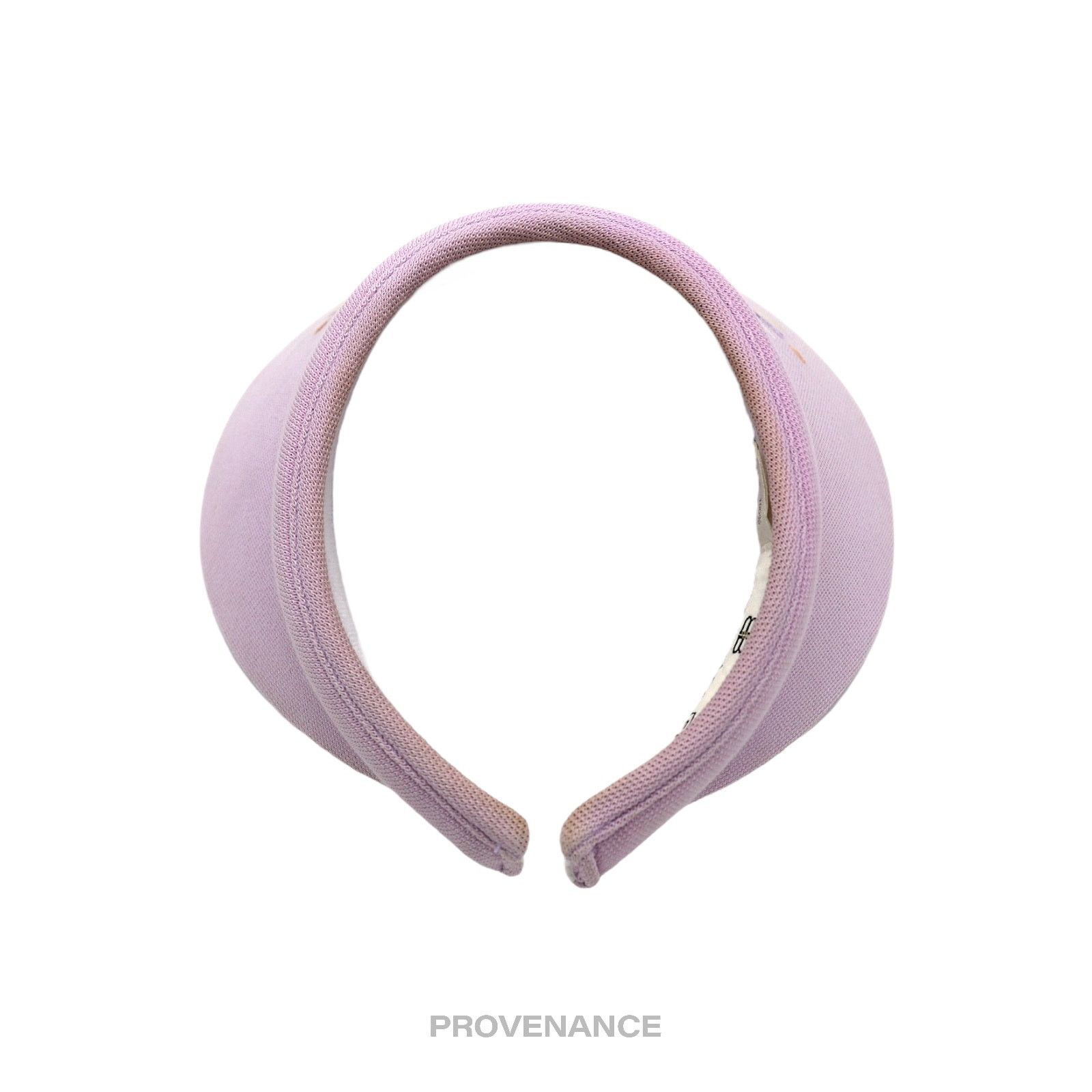 Balenciaga 🔴 Balenciaga Logo Embroidered Visor - Lavender Geometric Size ONE SIZE - 8 Thumbnail