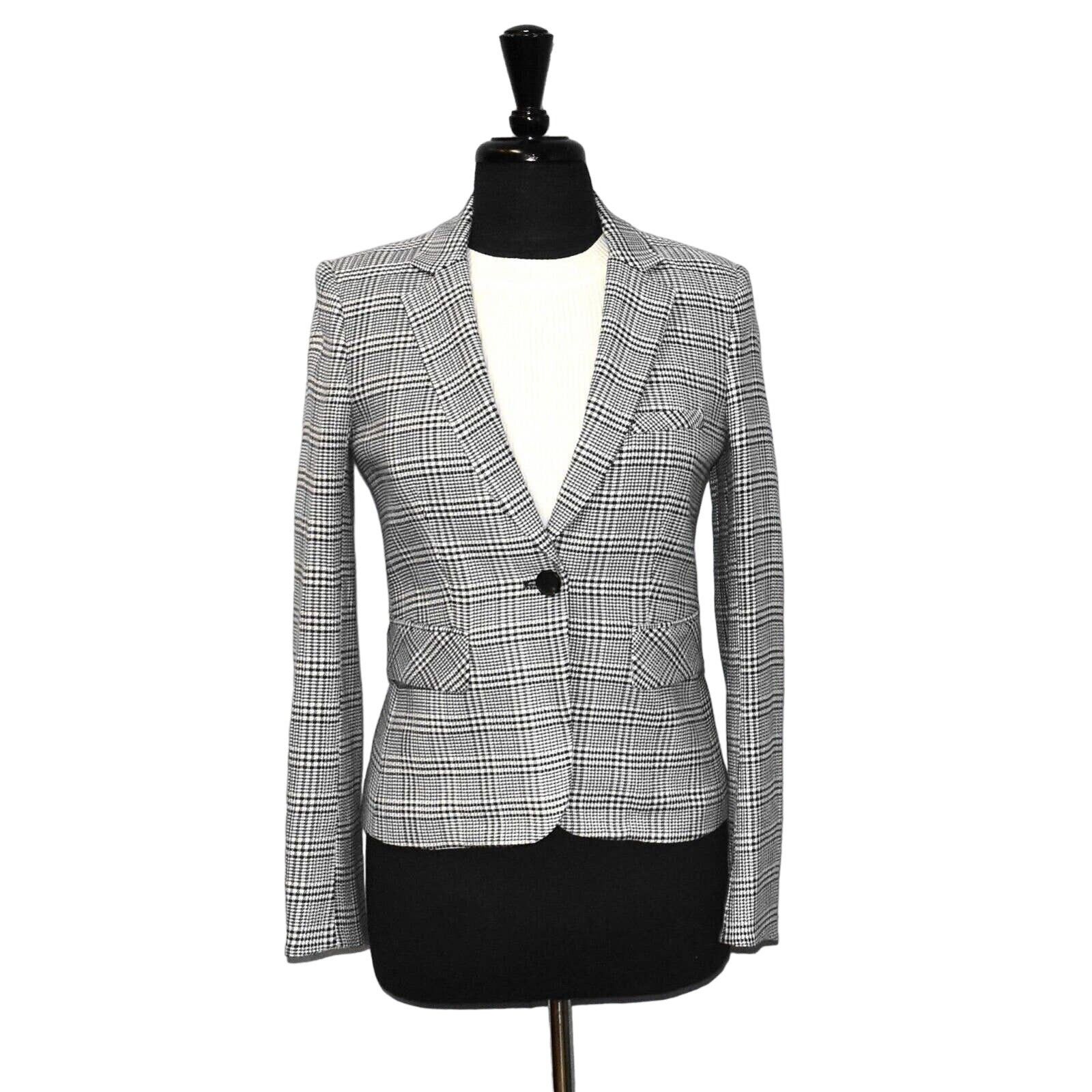 Veronica Beard B0 NEW VERONICA BEARD Plaid Single Button Jacket Blazer Sz 2 Size XS / US 0-2 / IT 36-38 - 1 Thumbnail