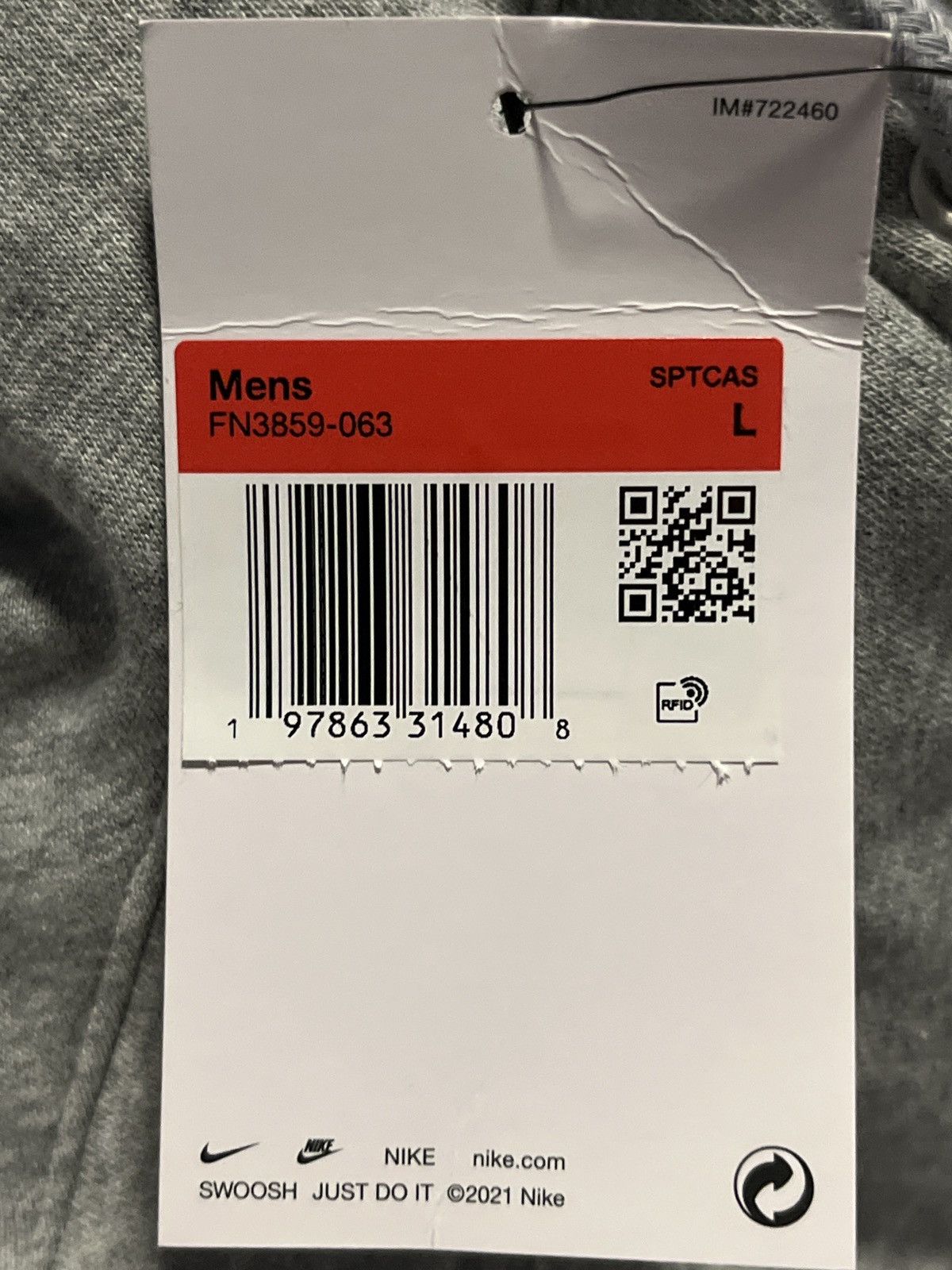Nike Nike Small Logo Hoodie Gray Large Size US L / EU 52-54 / 3 - 3 Thumbnail