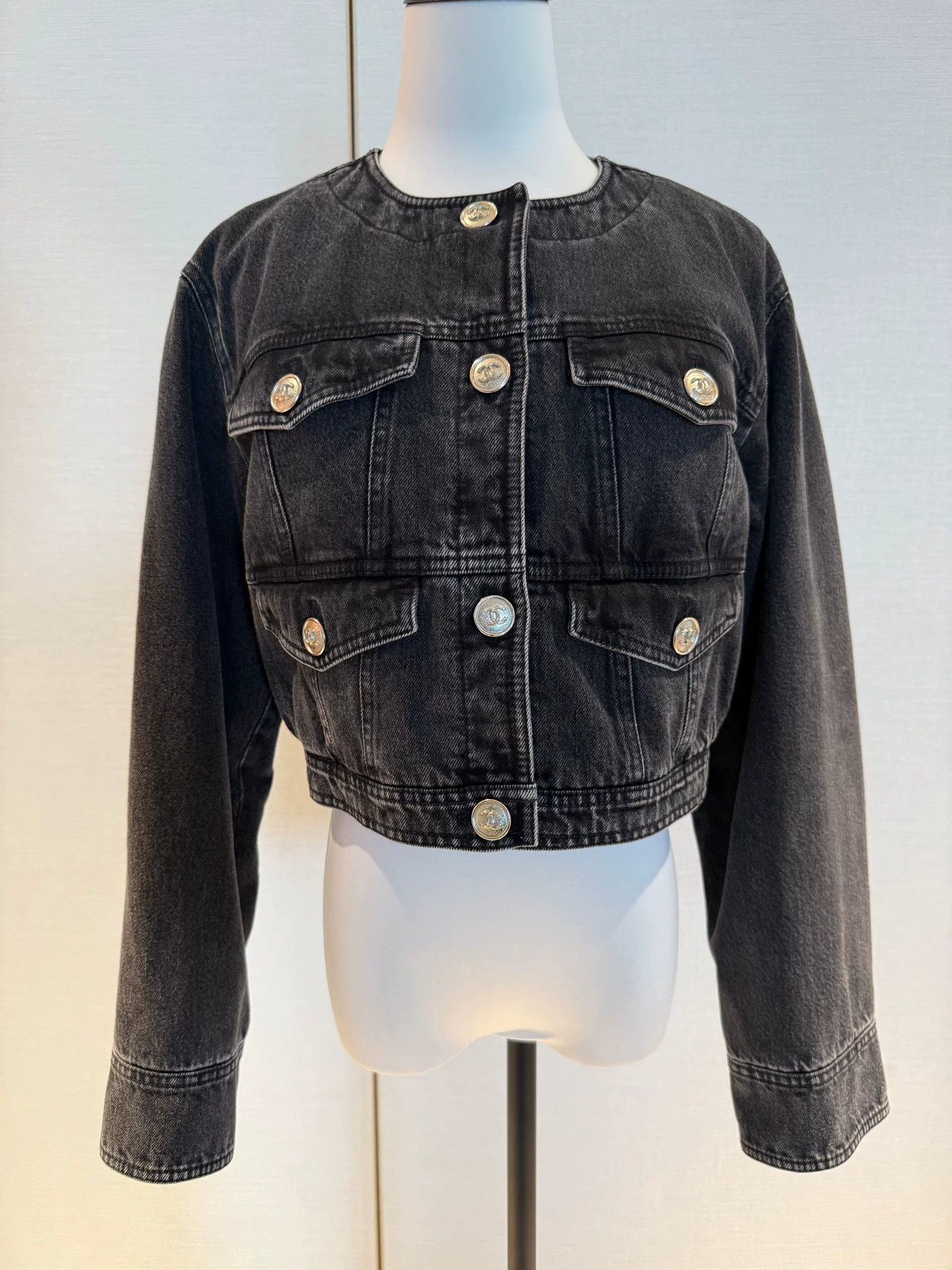 Chanel Chanel Denim Four-Pocket Jacket Size US S / EU 44-46 / 1 - 1 Thumbnail