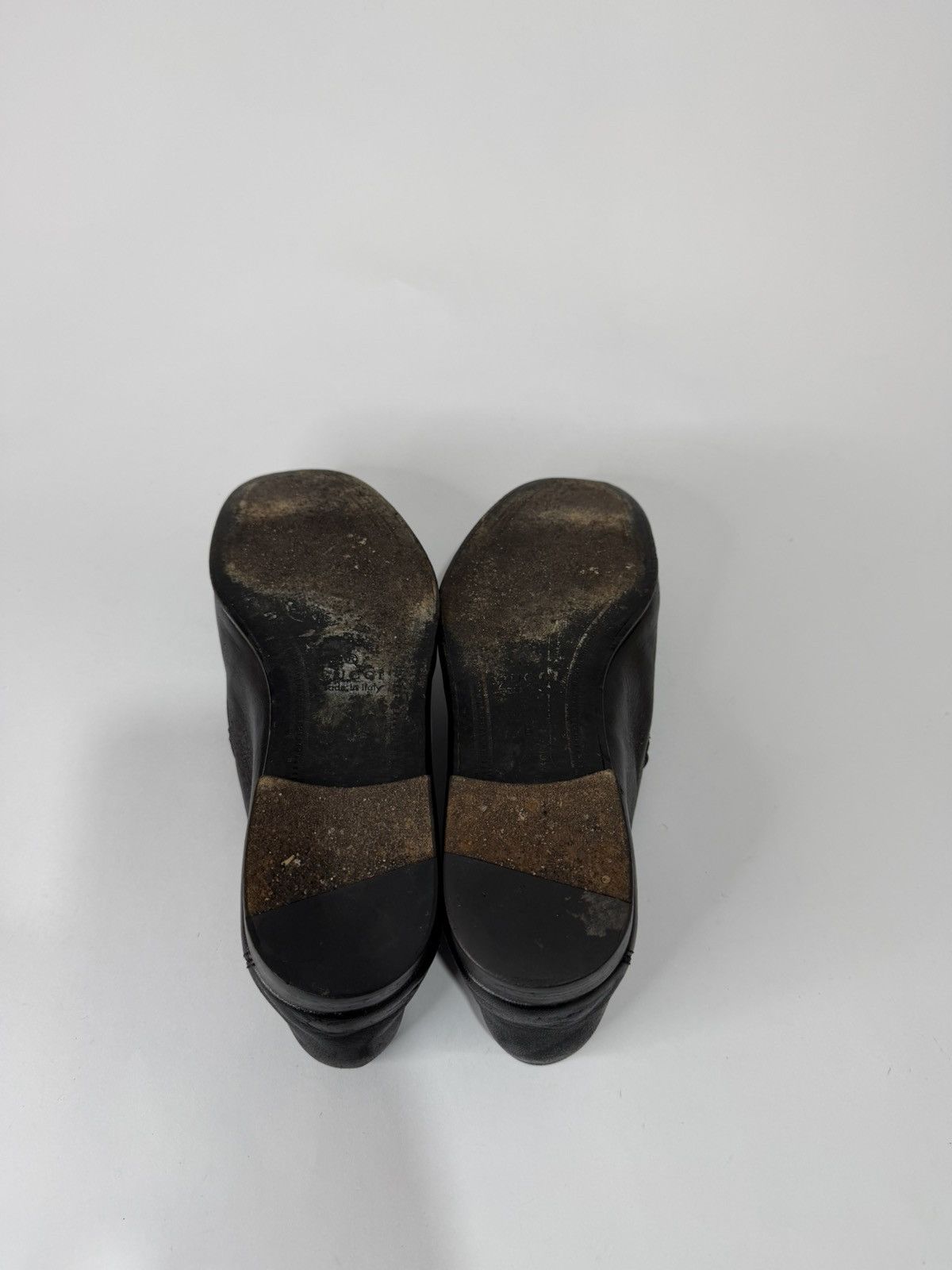 Gucci Gucci Black Leather Embroidered Brixton Horsebit Loafers Size US 9 / EU 42 - 6 Thumbnail