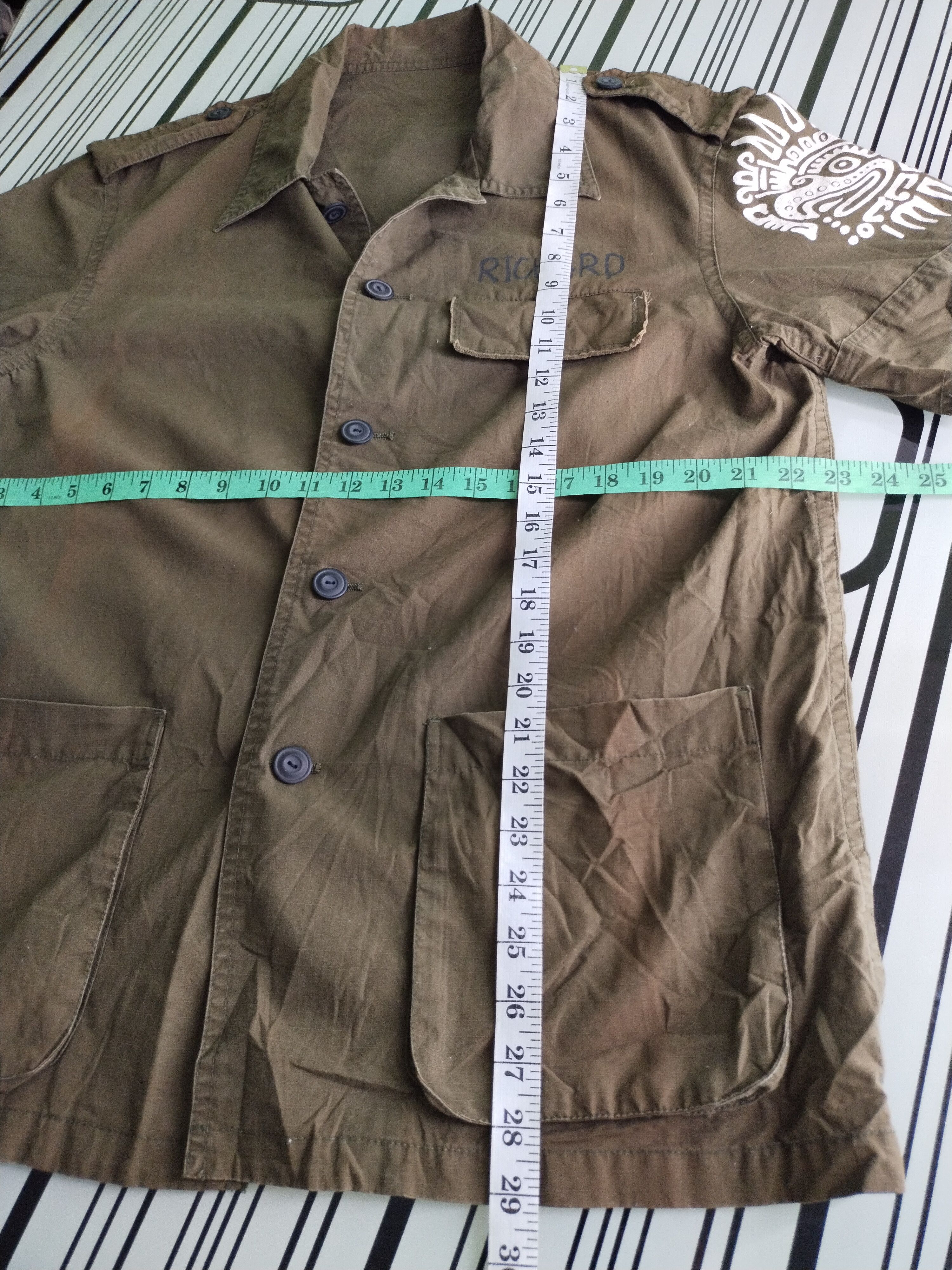 PPFM Vintage PPFM Worker Big Logo Left Sleeve Denim Jacket Size US L / EU 52-54 / 3 - 17 Thumbnail