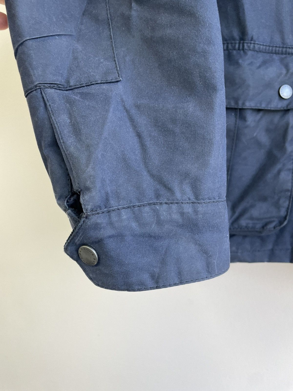 Barbour Barbour International Blue Duke Wax Jacket Size US XL / EU 56 / 4 - 7 Thumbnail