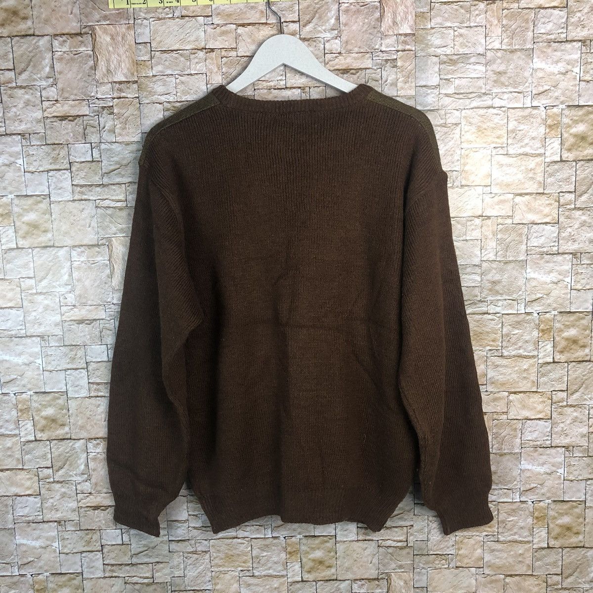 Homespun Knitwear × Japanese Brand Eldorada Brown vintage Knitwear #A206 Size US L / EU 52-54 / 3 - 12 Thumbnail