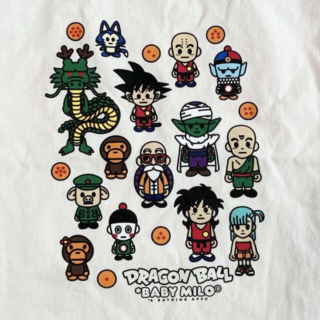 Bape BAPE × Dragon Ball Milo Tote Bag a bathing ape Size ONE SIZE - 2 Thumbnail