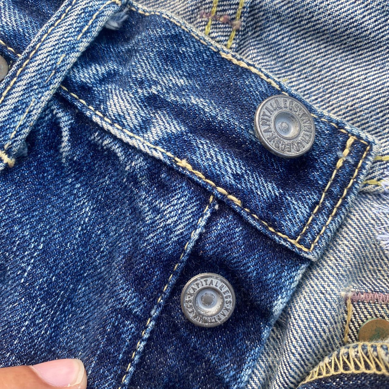 Kapital Kountry Vintage Kapital Hippies Denim Jeans Size US 32 / EU 48 - 13 Thumbnail