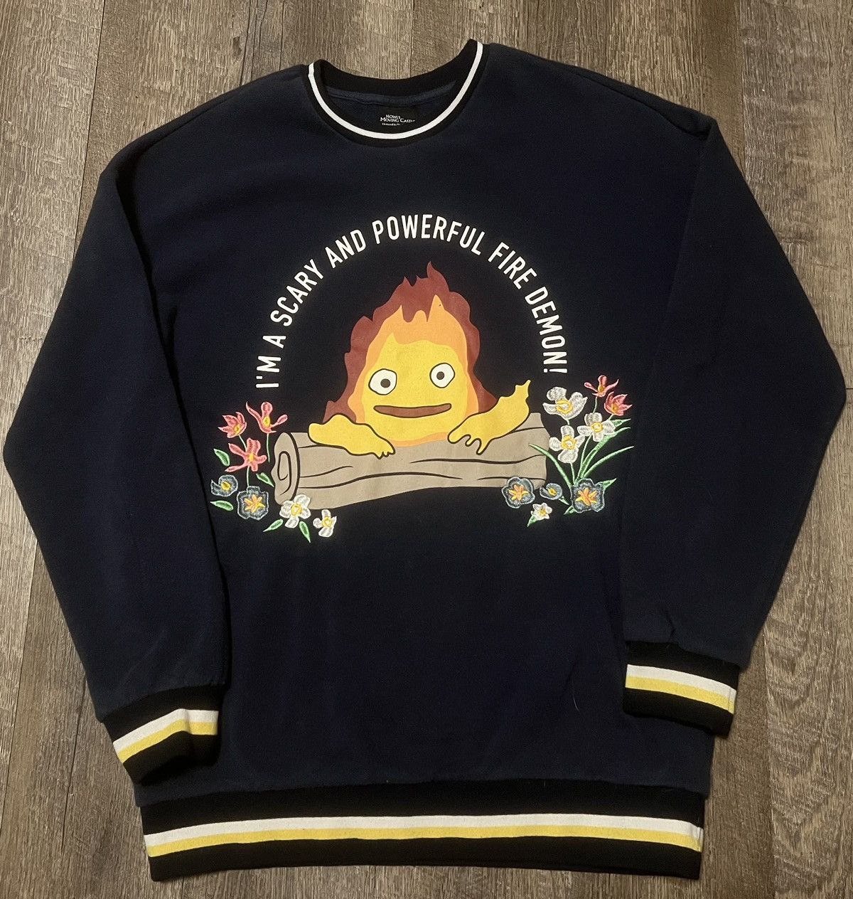 Other Studio Ghibli Howl’s Moving Castle Calcifer Fire Sweater Size S / US 4 / IT 40 - 1 Thumbnail