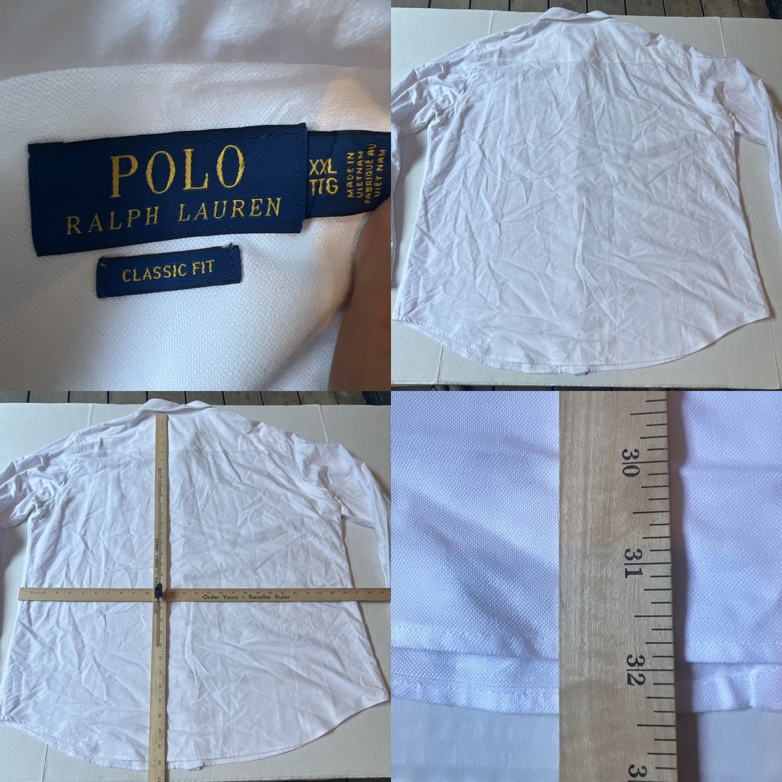 Vintage VINTAGE Polo Shirt 2XL White Pearl Snaps Long Sleeve Western Wear Rockabilly Mens Size US XXL / EU 58 / 5 - 8 Thumbnail
