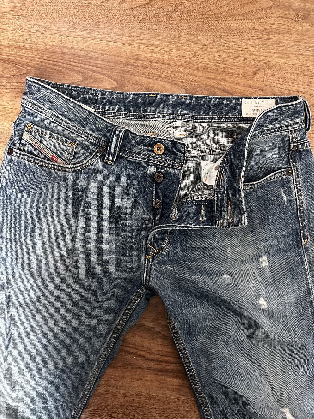 Diesel Diesel D Viker Jeans Size US 33 - 2 Thumbnail