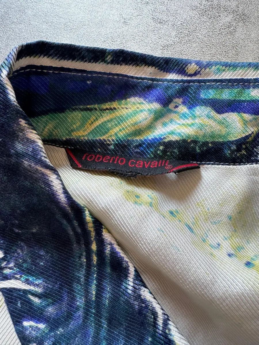 Roberto Cavalli × Vintage AW2001 Roberto Cavalli Psychadelic Shirt Size US M / EU 48-50 / 2 - 5 Thumbnail