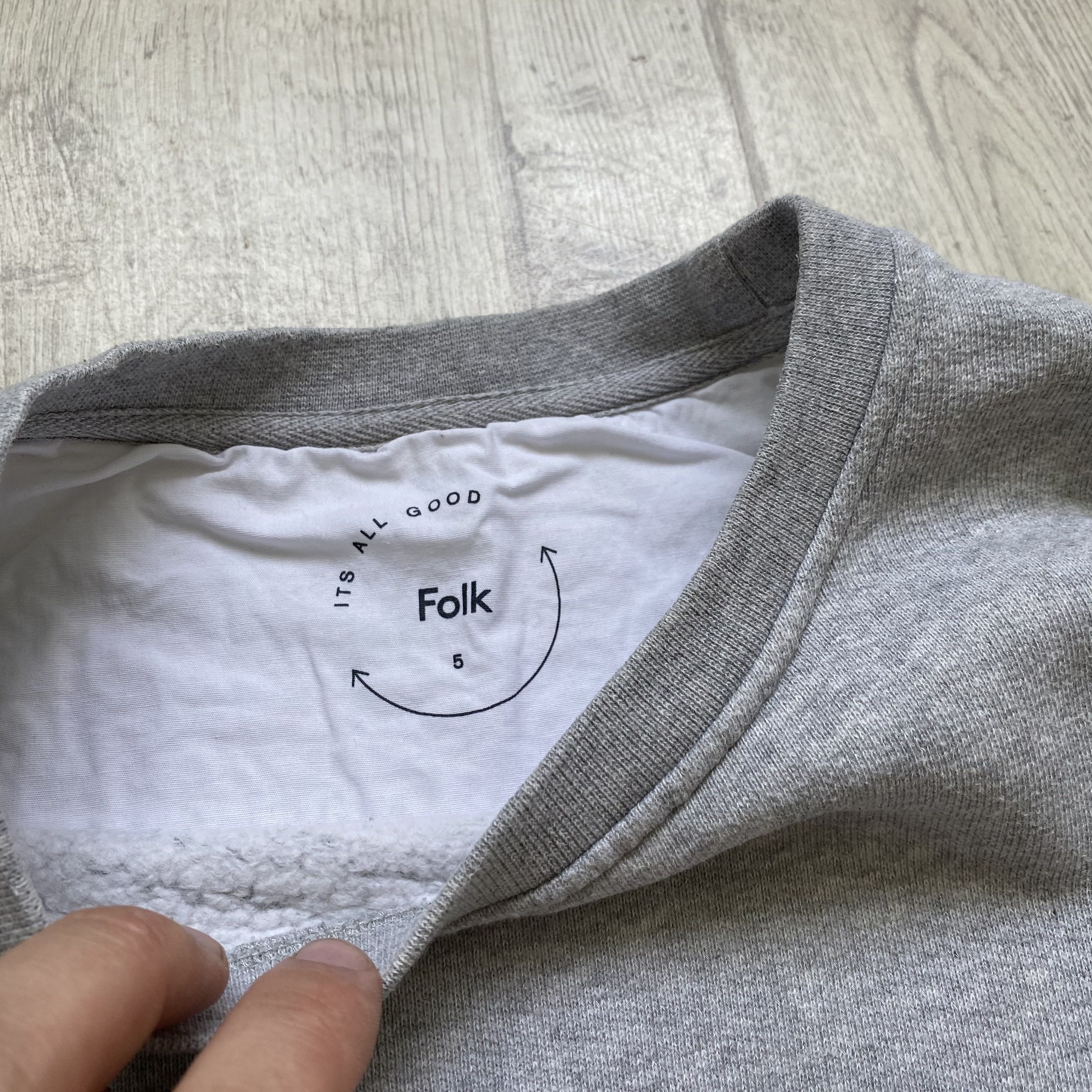 Folk Designer FOLK sweatshirt center logo Size US L / EU 52-54 / 3 - 6 Thumbnail