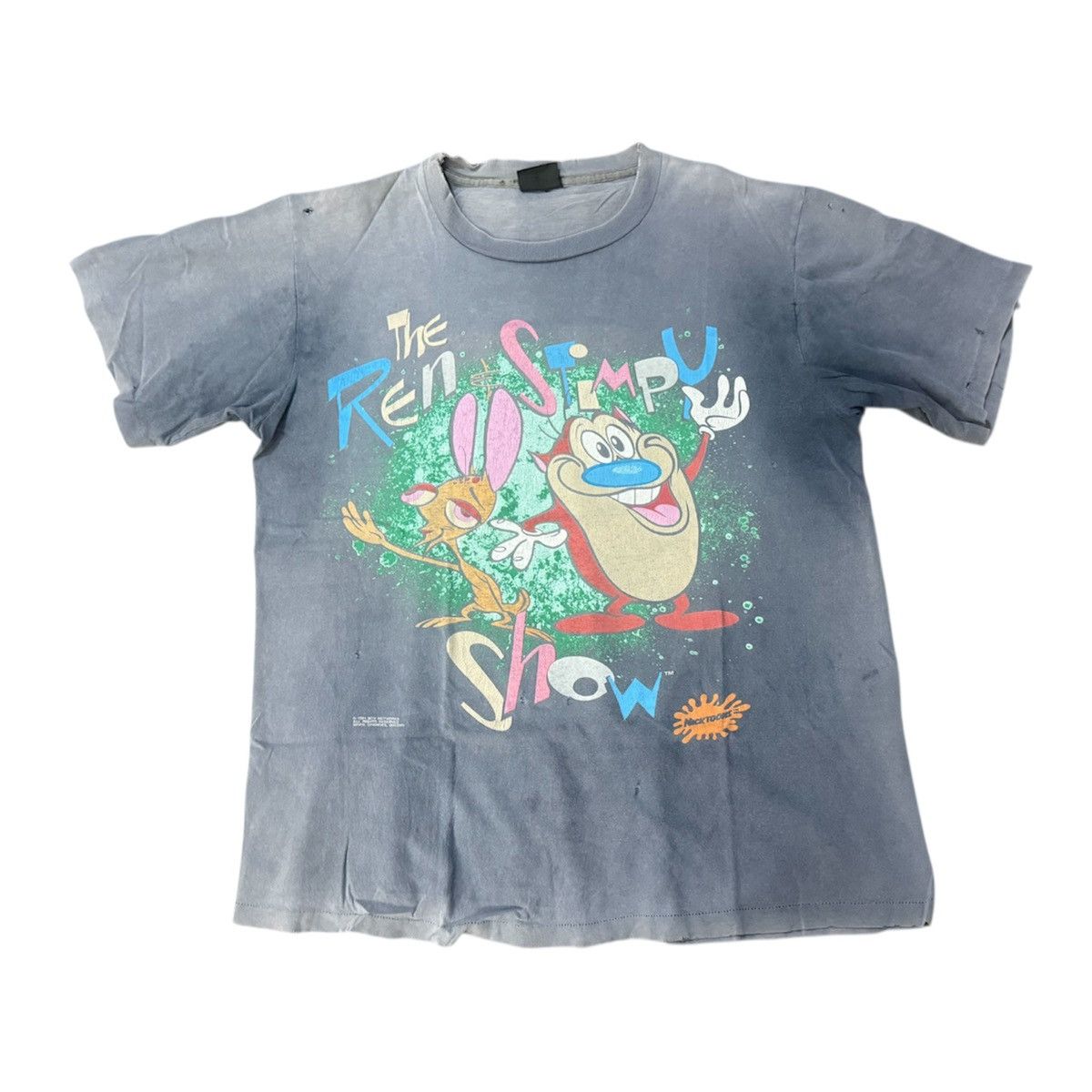 Vintage Immaculate Fade Vintage 90s Ren&Stimpy T Shirt Size US L / EU 52-54 / 3 - 1 Thumbnail