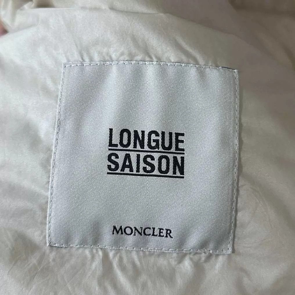 Moncler Moncler Cream Hooded Mid-Length Puffer Jacket Size S / US 4 / IT 40 - 4 Thumbnail