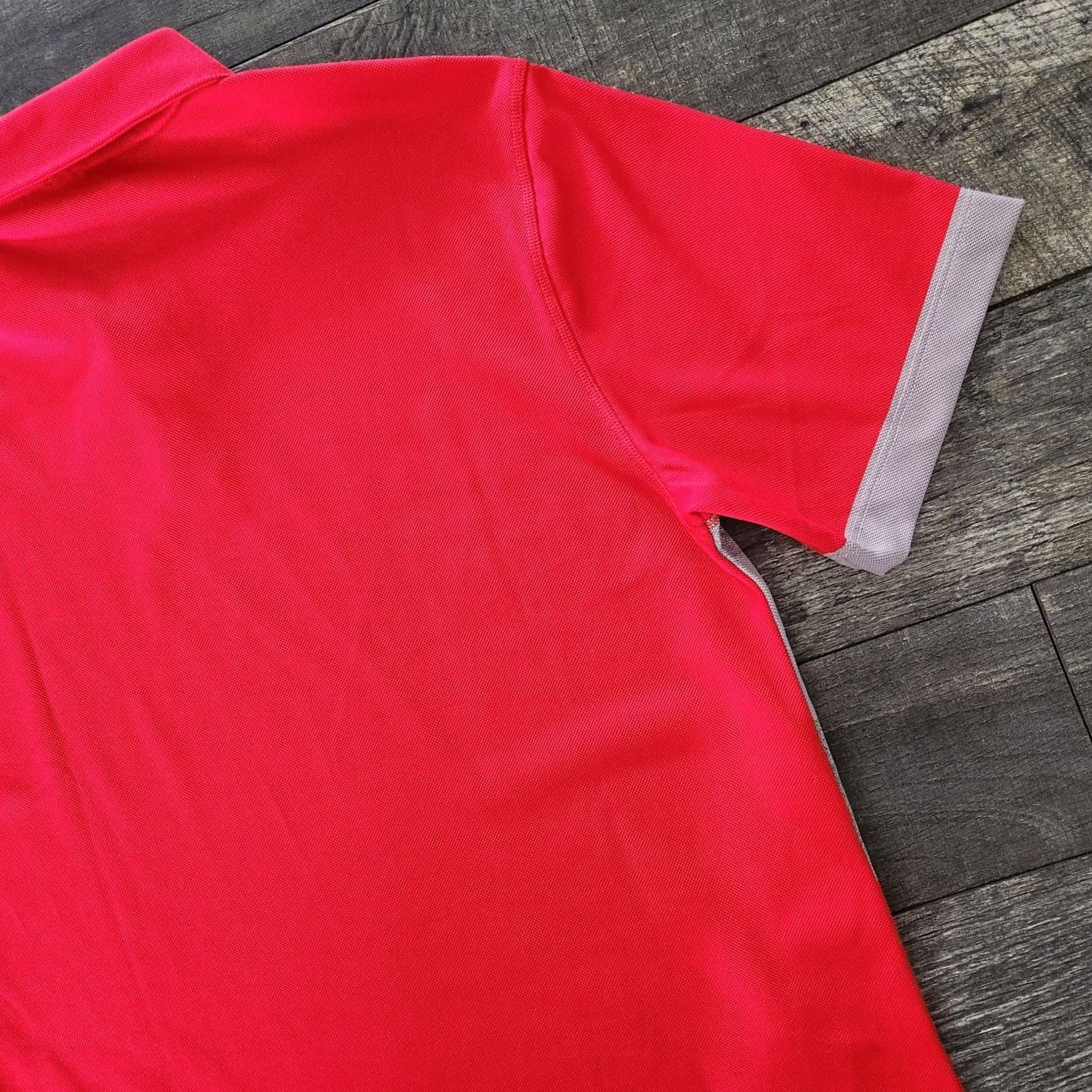 Nike Nike Dri Fit Golf Polo Shirt Mens Size Small Red Gray Striped Color Block OSU Size US S / EU 44-46 / 1 - 7 Thumbnail