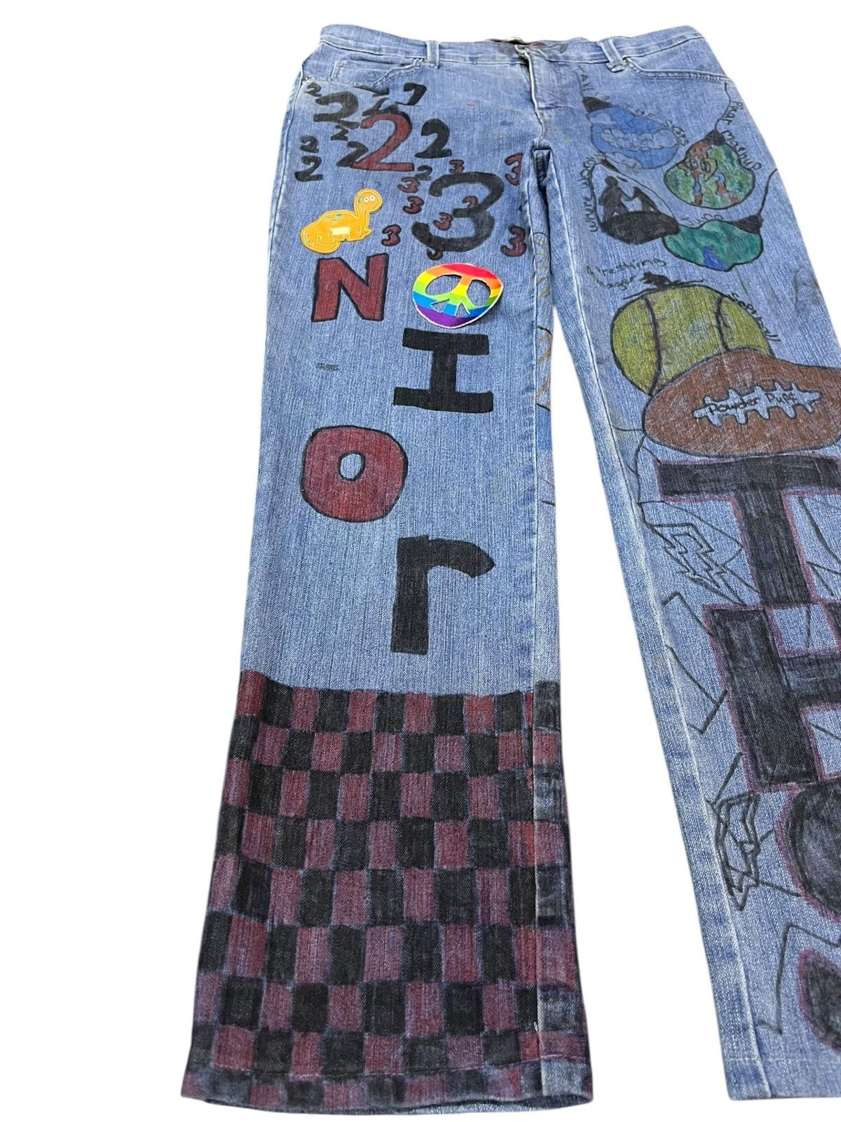 Japanese Brand Vintage Gloria Vanderbilt Grafitti Denim Size US 30 / EU 46 - 3 Thumbnail