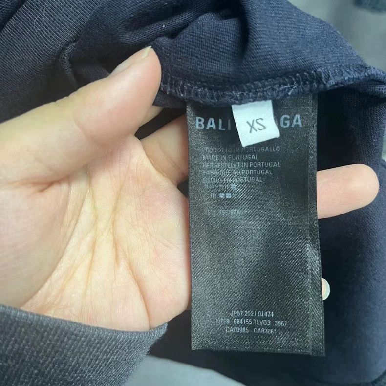 Balenciaga Balenciaga Black and white printed logo short sleeves 2505- Size US XS / EU 42 / 0 - 4 Thumbnail