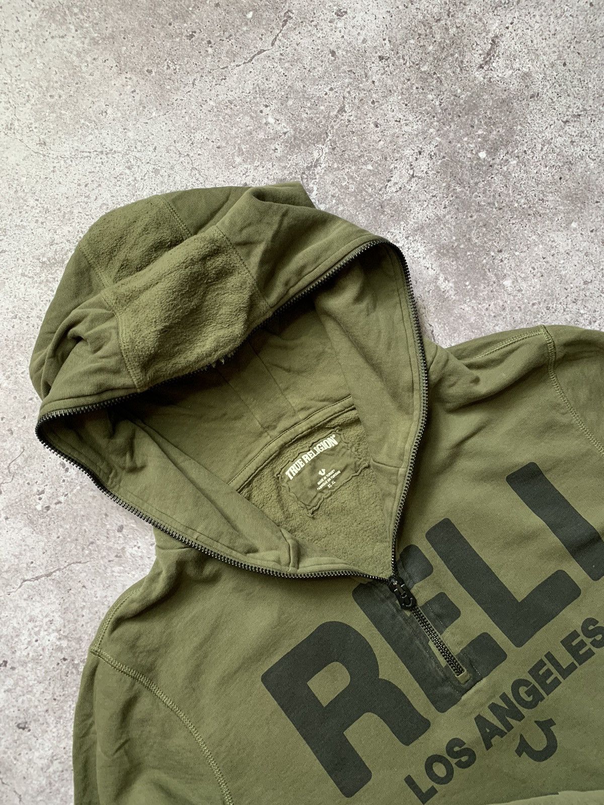 True Religion Vintage True Religion Zip Hoodie Big Logo Size US XL / EU 56 / 4 - 5 Thumbnail