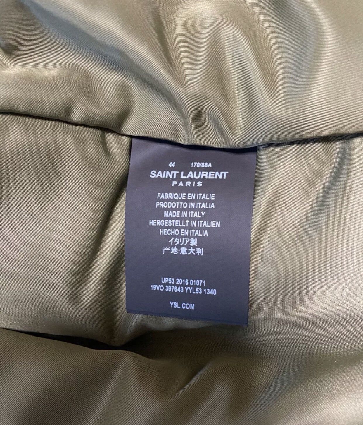 Saint Laurent Paris × Yves Saint Laurent Saint Laurent Paris slp jacket size 44 2409-Nextarrow Size US S / EU 44-46 / 1 - 4 Thumbnail