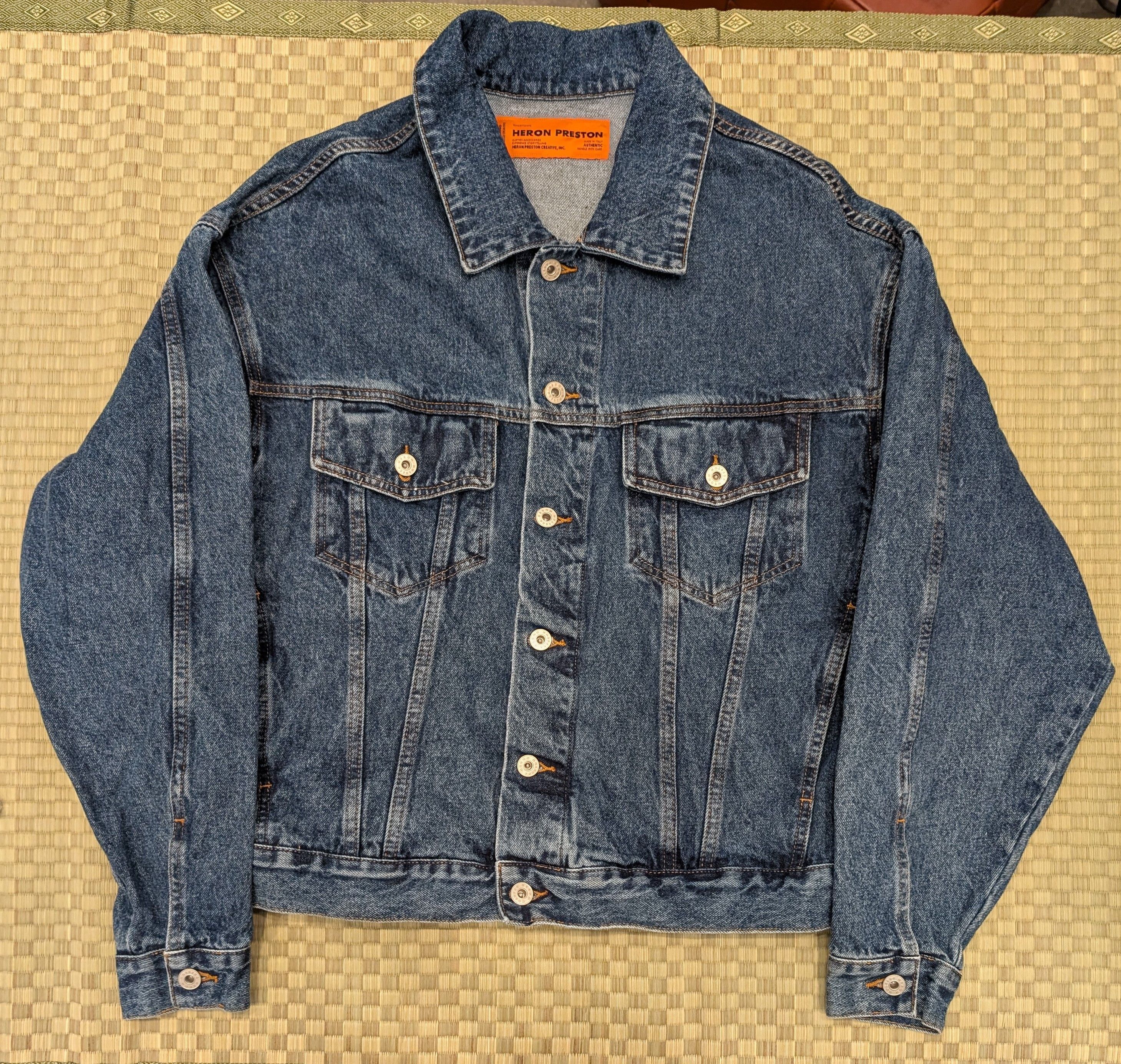 Heron Preston Heron Preston Denim Airbrush Heron Jacket Made in Italy Size US L / EU 52-54 / 3 - 2 Thumbnail