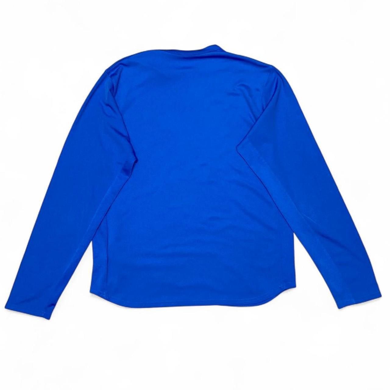 Nike Y2K Nike royal blue dri fit Longsleeve Size US M / EU 48-50 / 2 - 6 Thumbnail