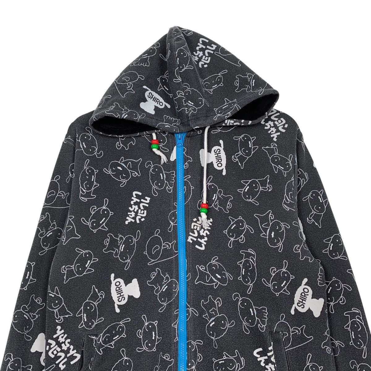 Japanese Brand Japanese Anime Shiro Fullprint Zipper Hoodie Size US L / EU 52-54 / 3 - 2 Thumbnail