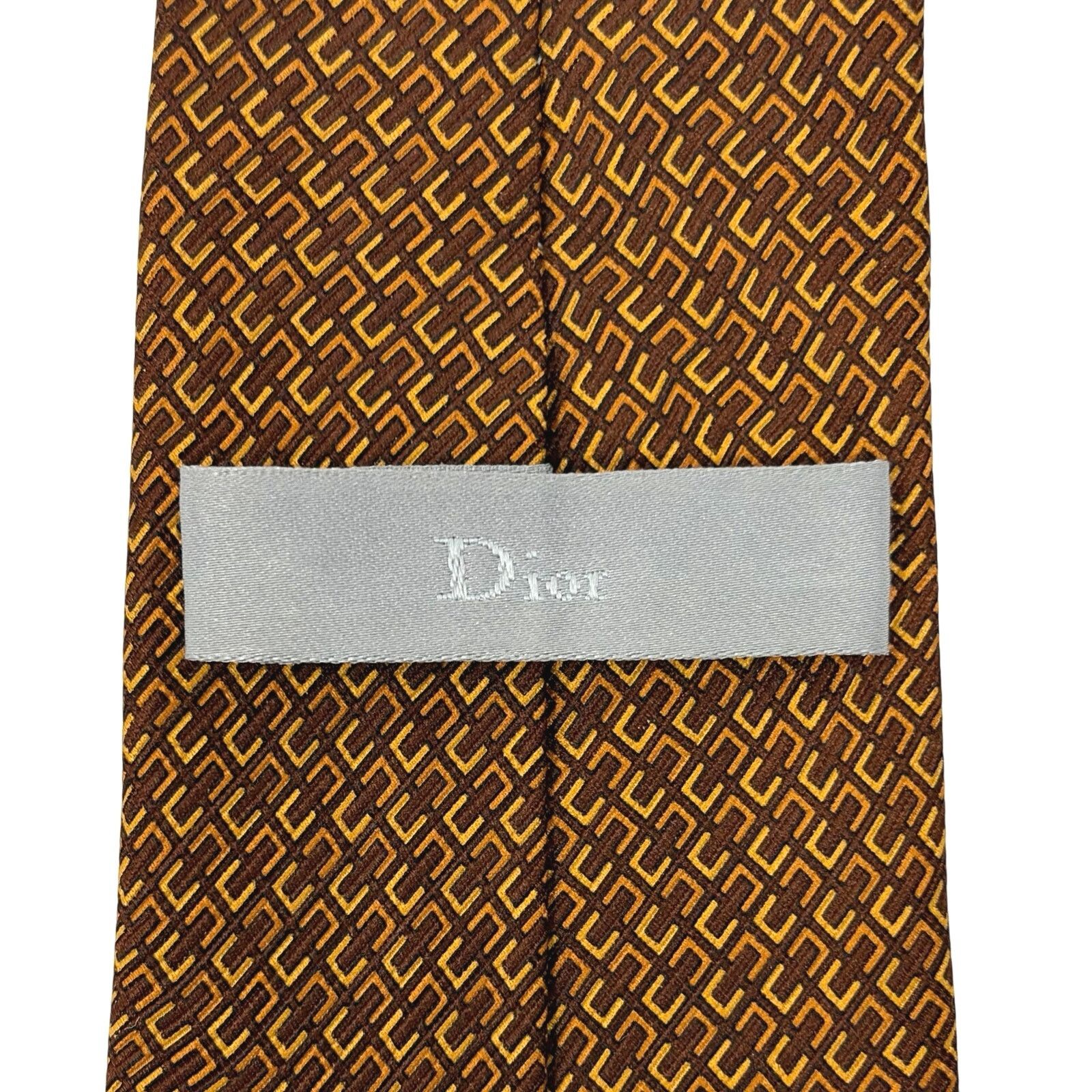 Christian Dior Monsieur Christian Dior Abstract Pattern Tie Size ONE SIZE - 2 Thumbnail
