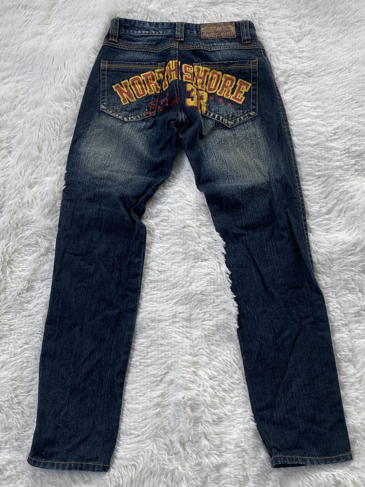 Vintage 🔥BINDING NOW🔥OAHU Northshore Hawaiian Surf Girl Denim Size 28" / US 6 / IT 42 - 1 Thumbnail