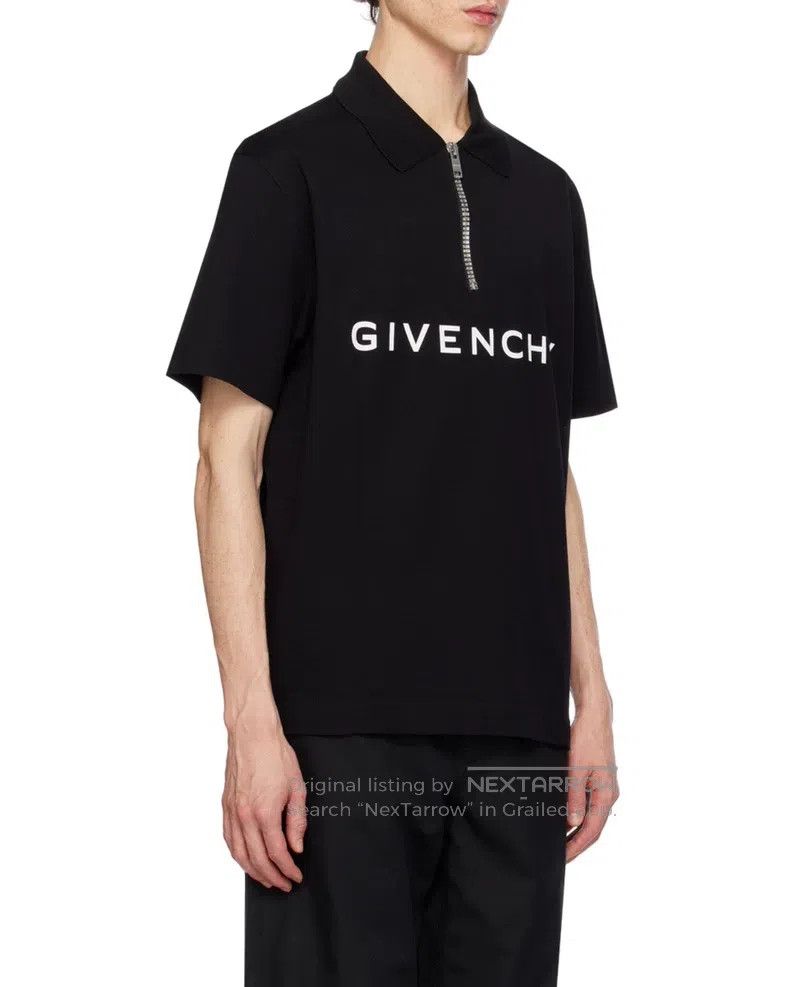 Givenchy Givenchy Archetype series men's zip short-sleeve polo shir Size US XS / EU 42 / 0 - 8 Thumbnail