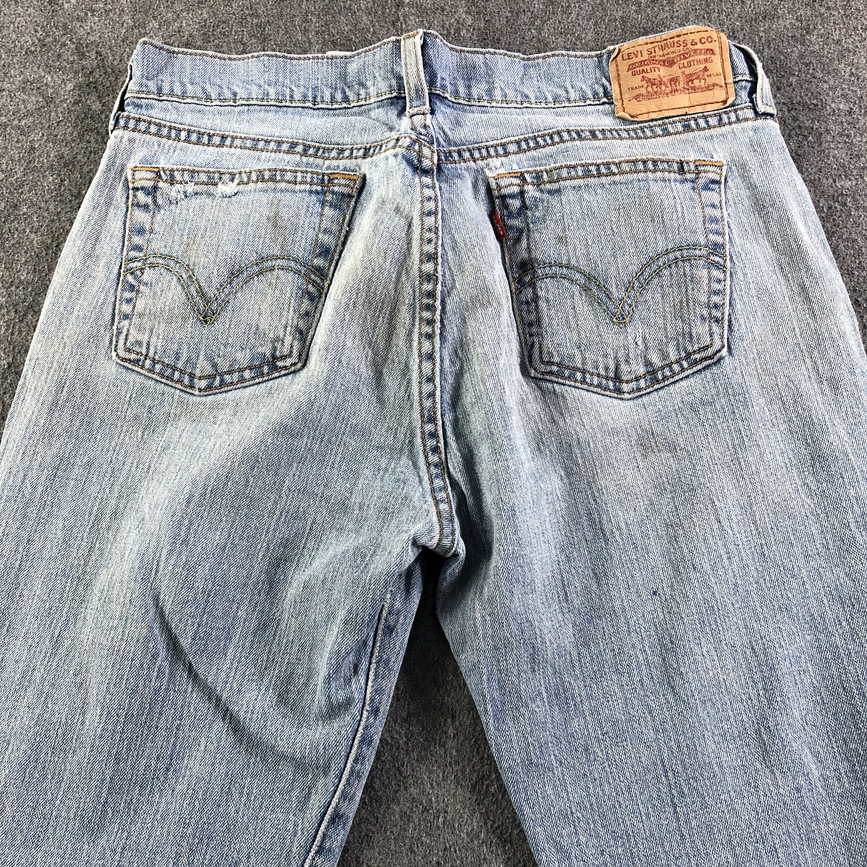 Levi's Vintage Blue Wash Levis 505 Jeans-J3411 Size 31" - 4 Thumbnail
