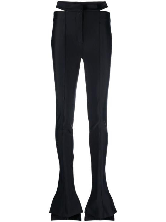 Mugler MUGLER Women Straight Pants 23S1PA0321691 1999 Black Size 30" / US 8 / IT 44 - 1 Thumbnail