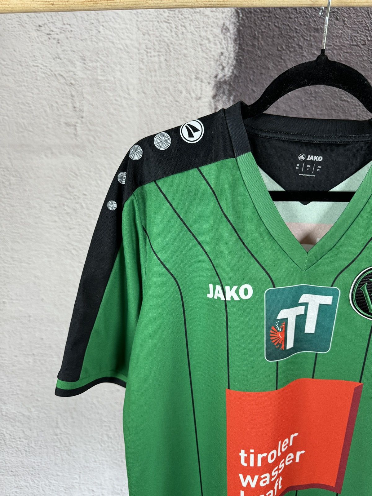Vintage Jako Wacker Innsbruck 2017 2018 home soccer jersey football Size US XL / EU 56 / 4 - 2 Thumbnail