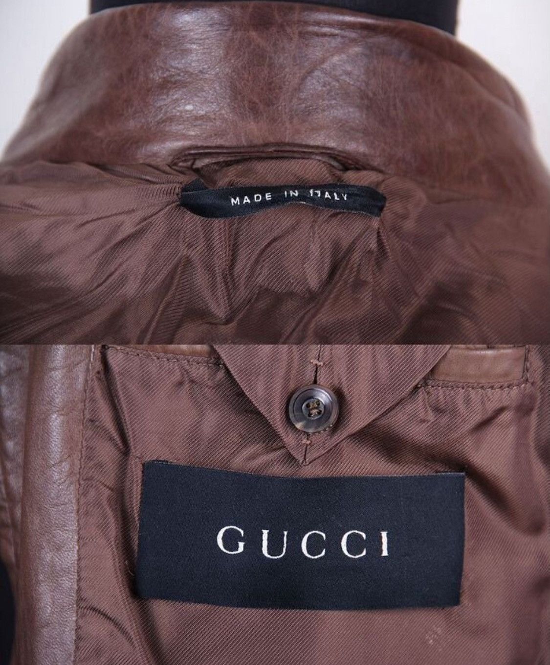 Gucci Gucci x Tom Ford Leather Biker Jacket Size US L / EU 52-54 / 3 - 5 Thumbnail