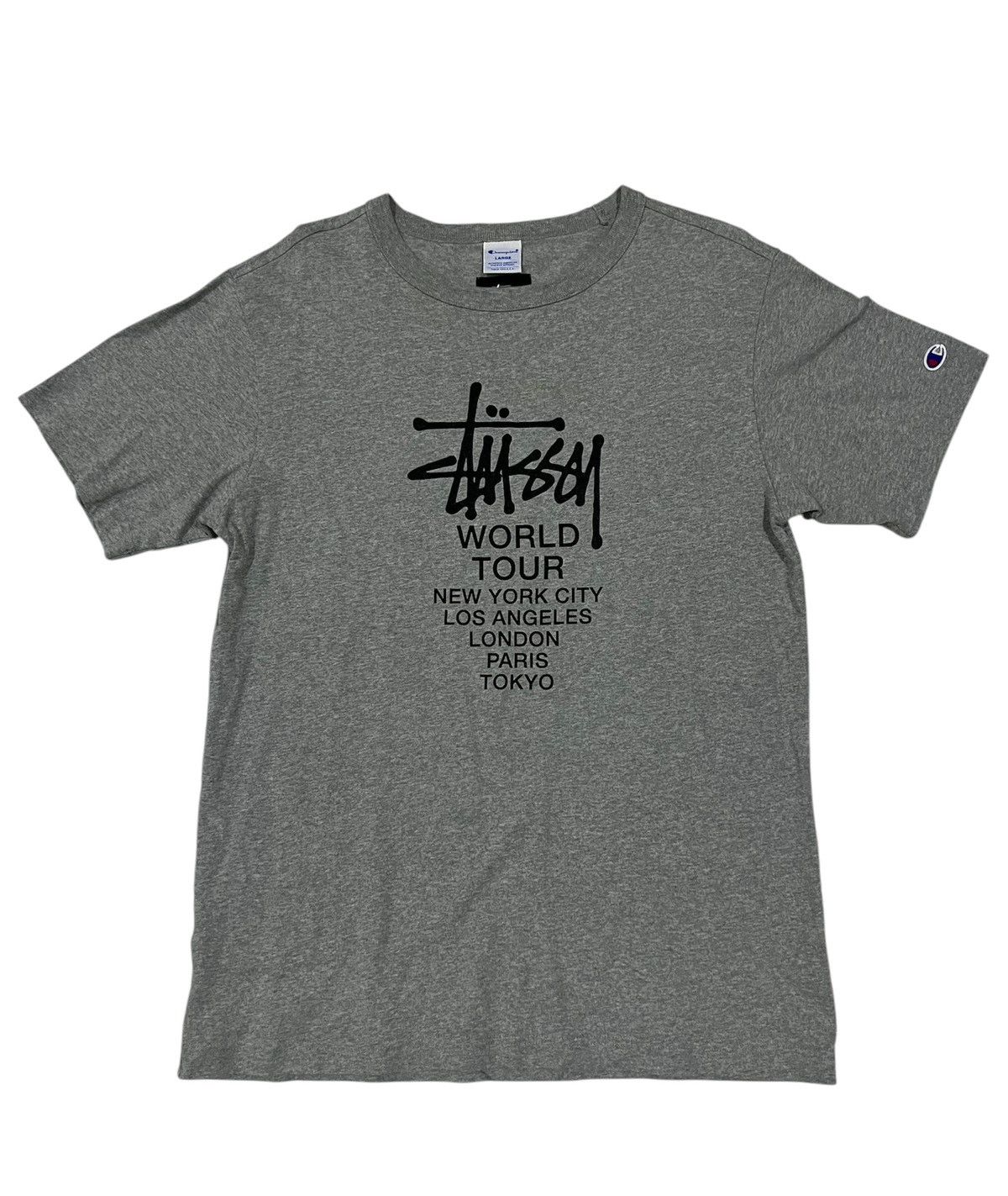 Stussy × Vintage Stussy World Tour X Champion Size US L / EU 52-54 / 3 - 1 Thumbnail