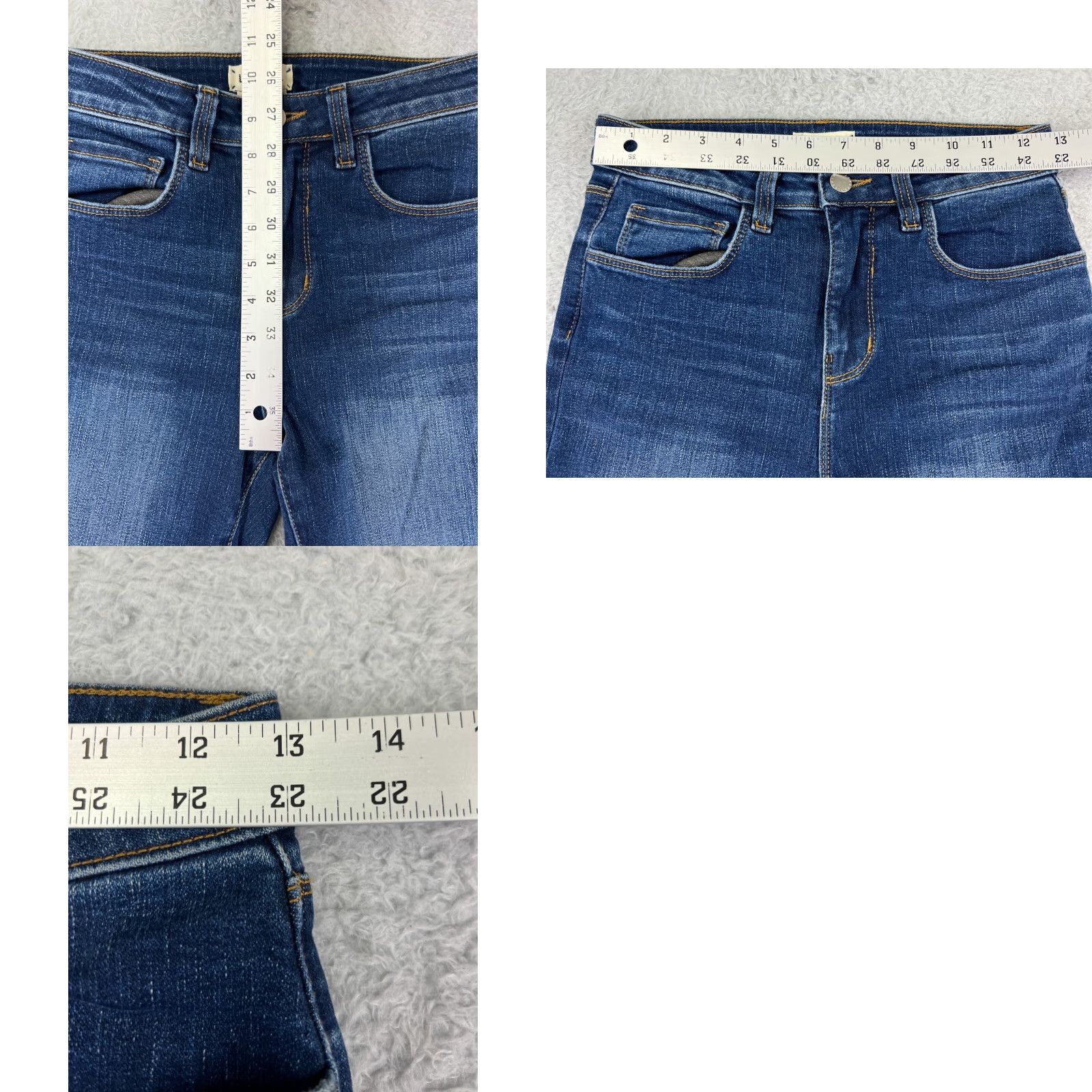 L'AGENCE L'AGENCE Jeans Womens 25 Blue Denim Skinny Slim 5-Pocket Design US Made Size 42" / US 20 - 9 Thumbnail