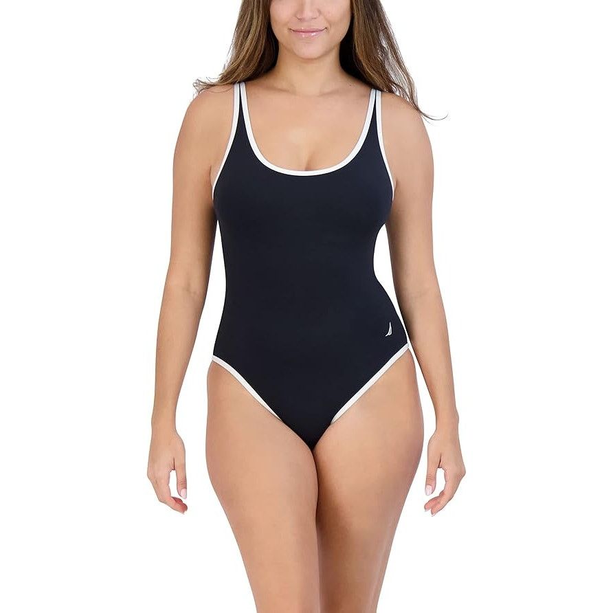 Nautica New Nautica Womens Large Tummy Control One Piece Swimsuit Size ONE SIZE - 1 Thumbnail