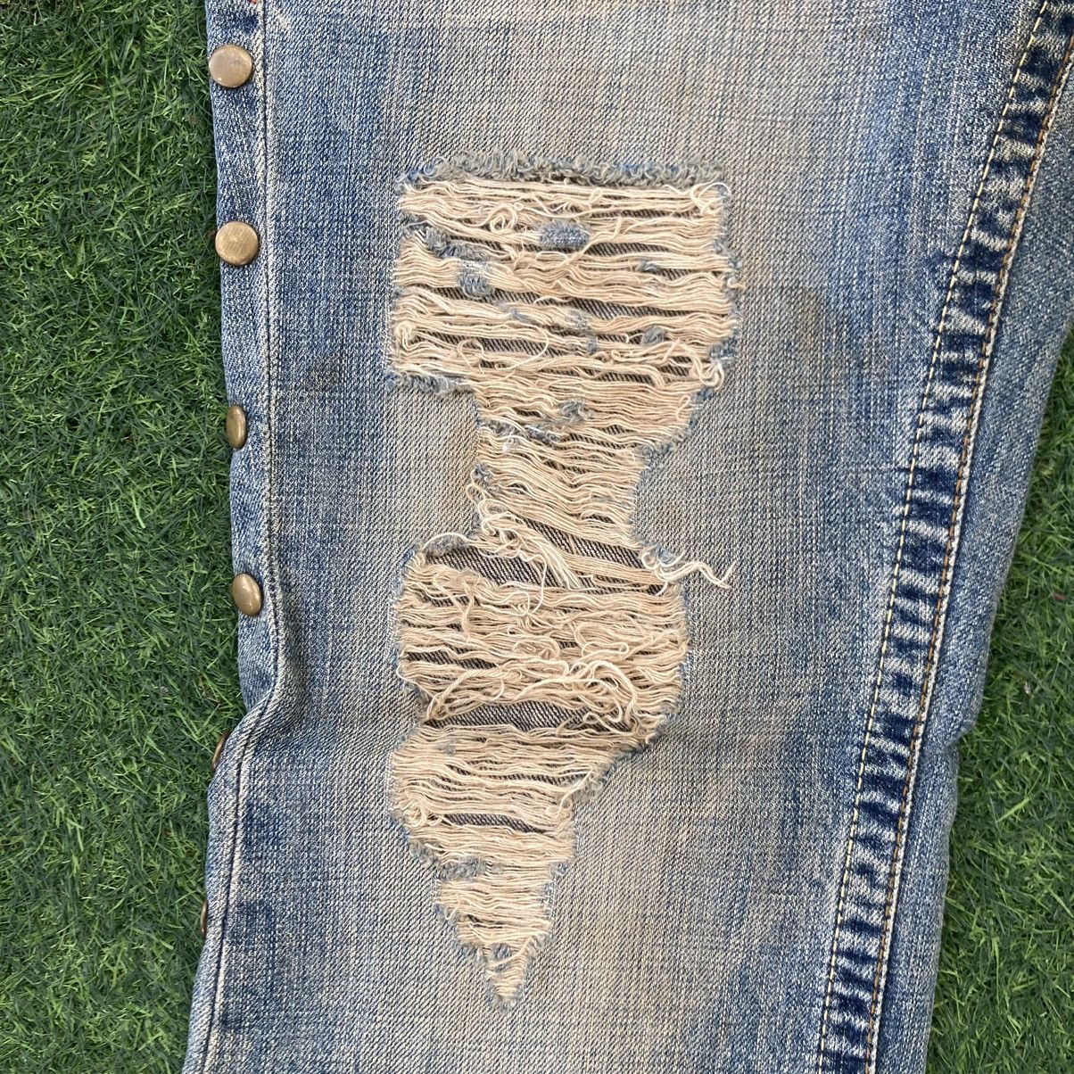 Vanquish VANQUISH BOOTCUT RIPED STYLE JEANS Size US 34 / EU 50 - 11 Thumbnail
