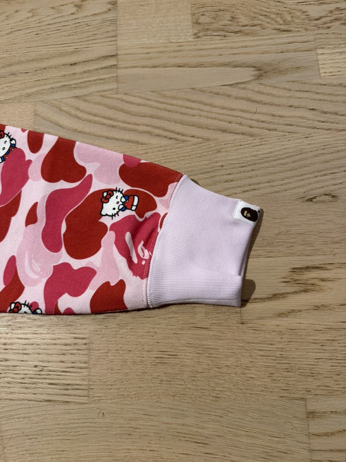 Bape Bape x Hello Kitty Pink Camo Zip Hoodie Size US XL / EU 56 / 4 - 4 Thumbnail